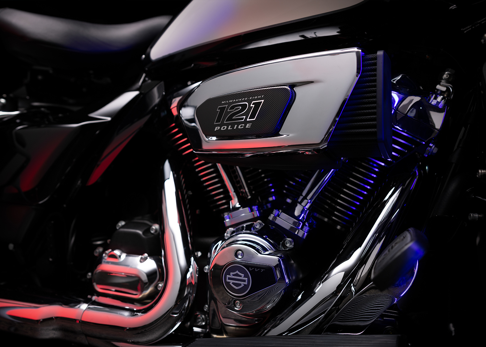 Police Road Glide engine