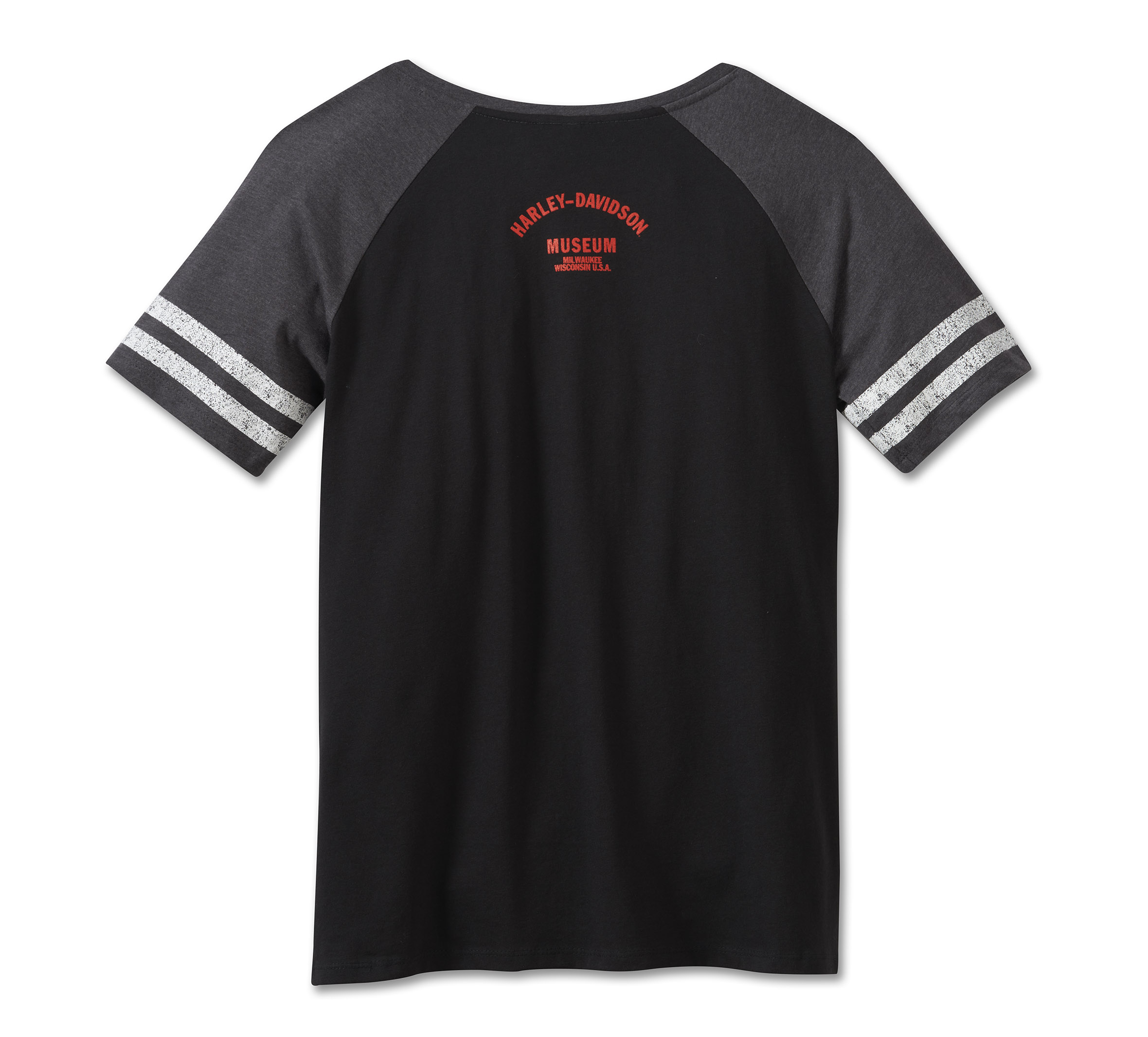 Women's Harley-Davidson Script Font Raglan Tee
