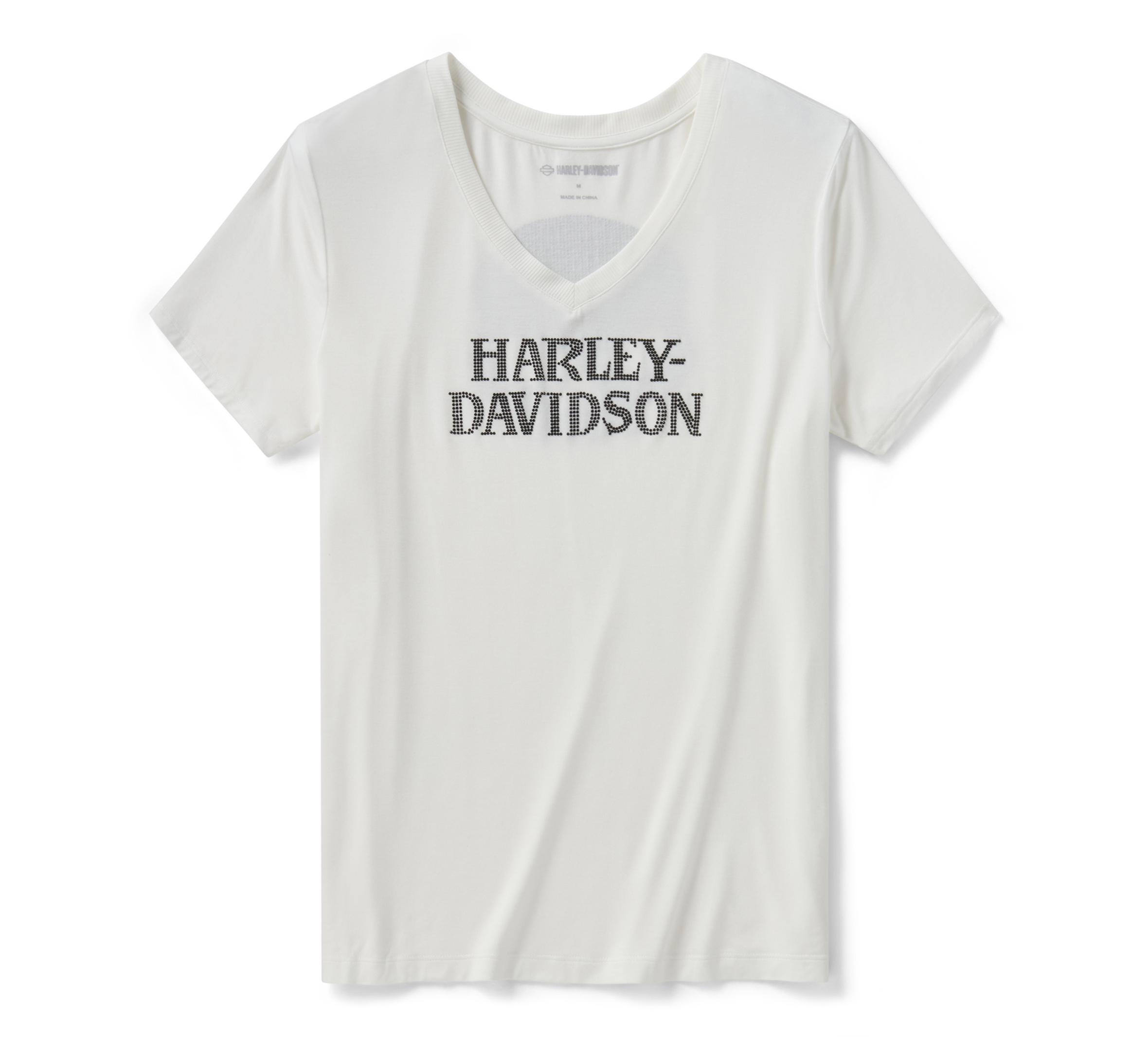 Women's Willie G Skull Bling V-neck