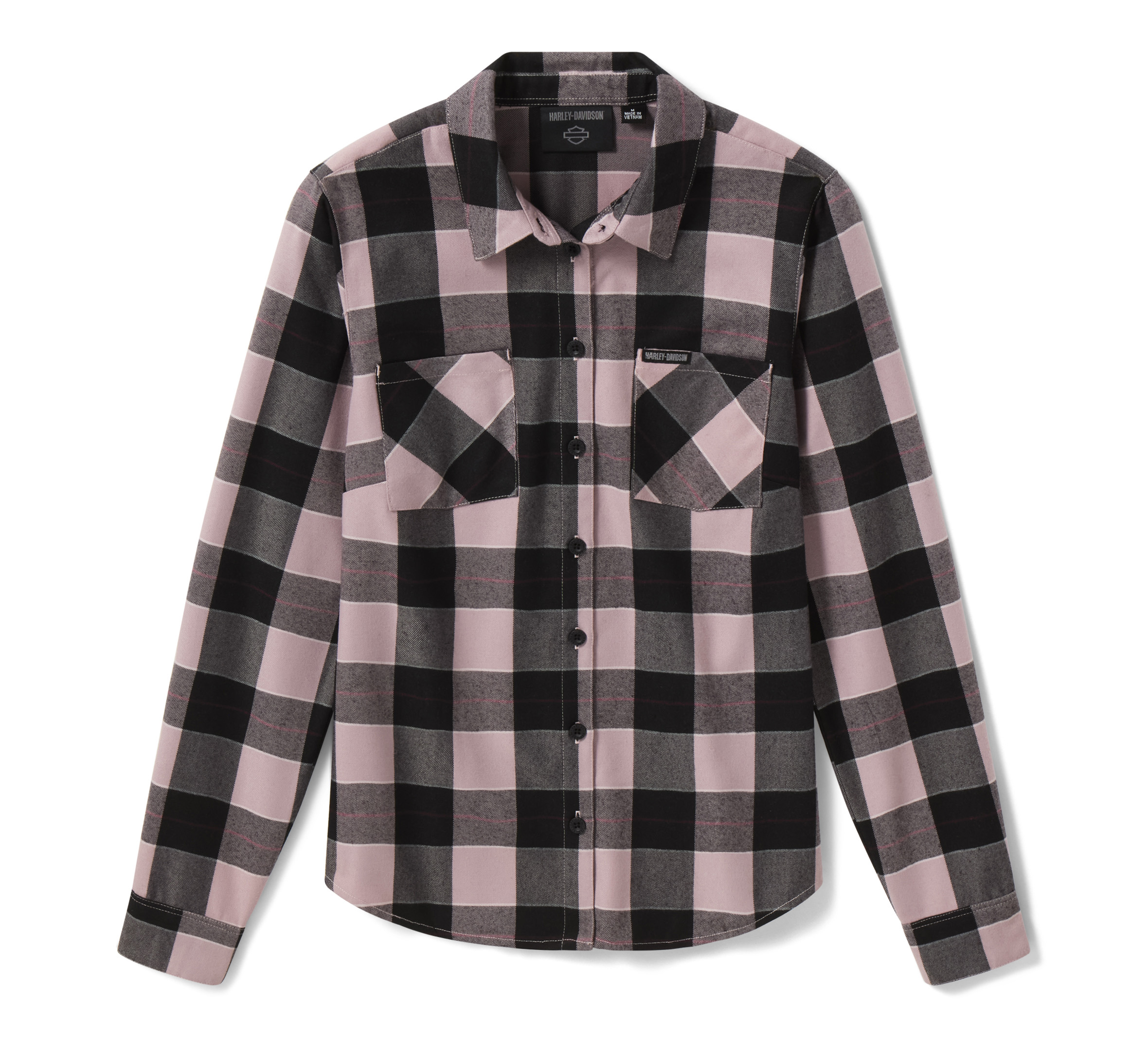 Women's H-D Standard Buffalo Plaid Long Sleeve Shirt | Harley