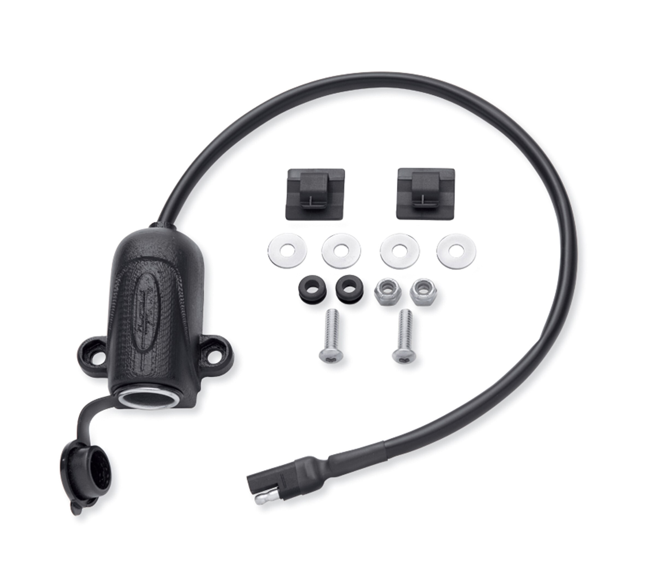 Saddlebag-Mount Auxiliary Power Port