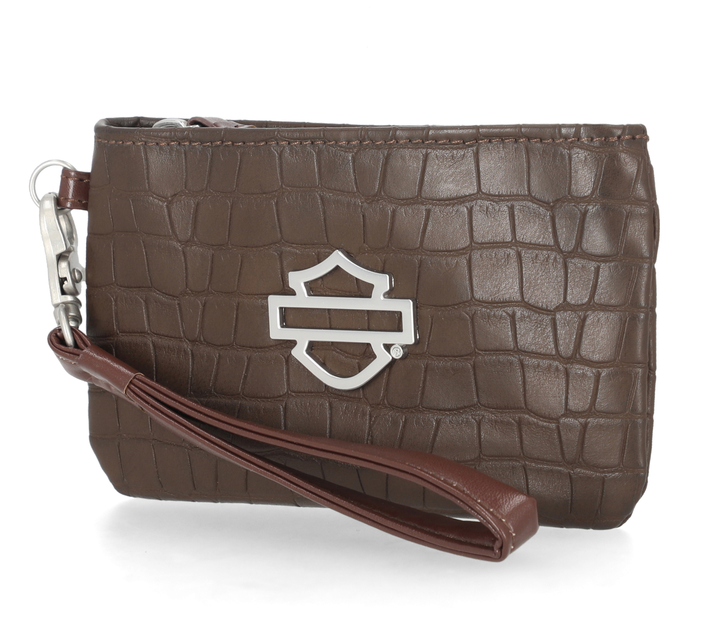 Croco Coin Case Wallet With Wristlet | Harley-Davidson USA
