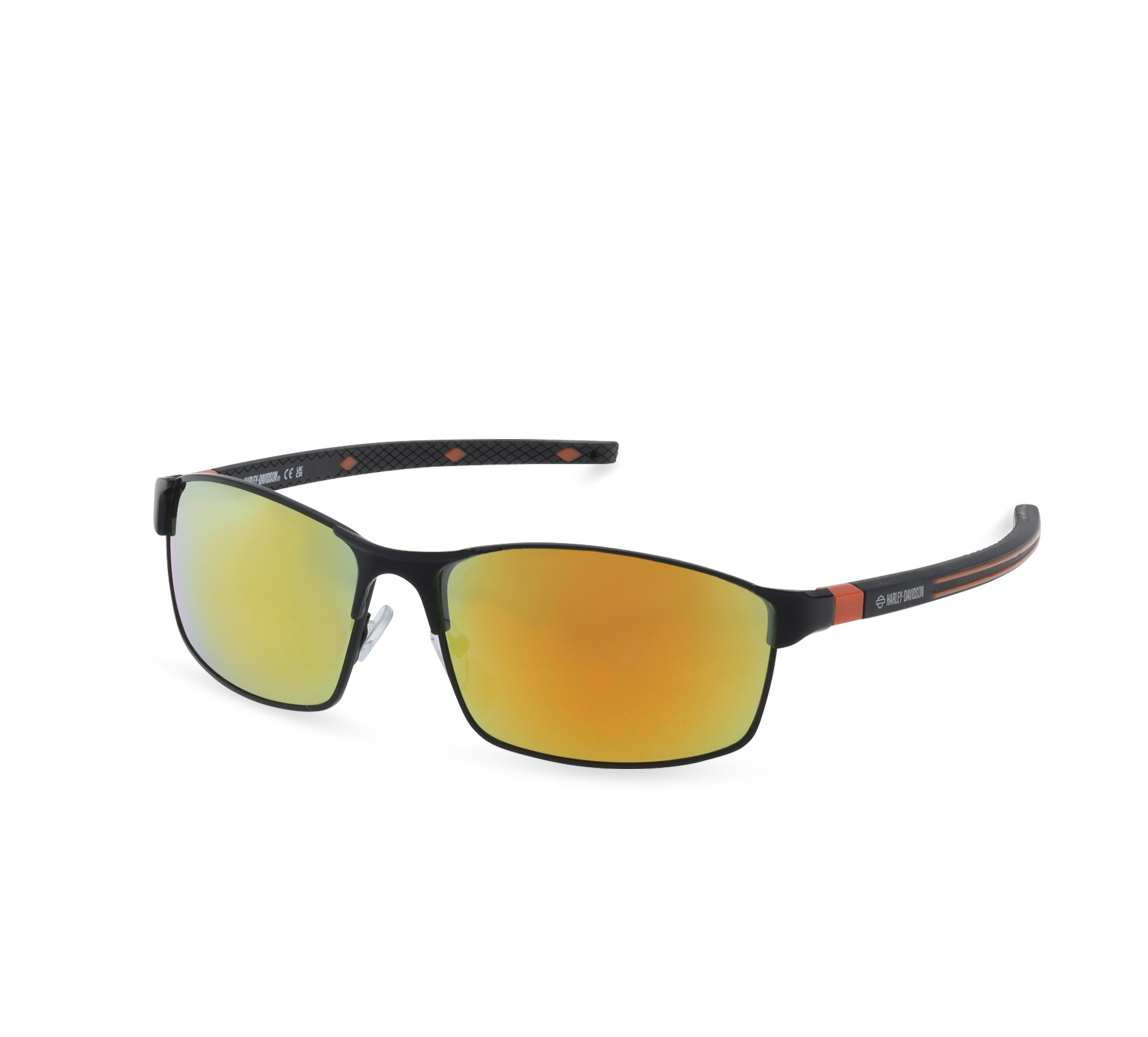 Rectangular Metal Wrap  Lifestyle Sunglasses