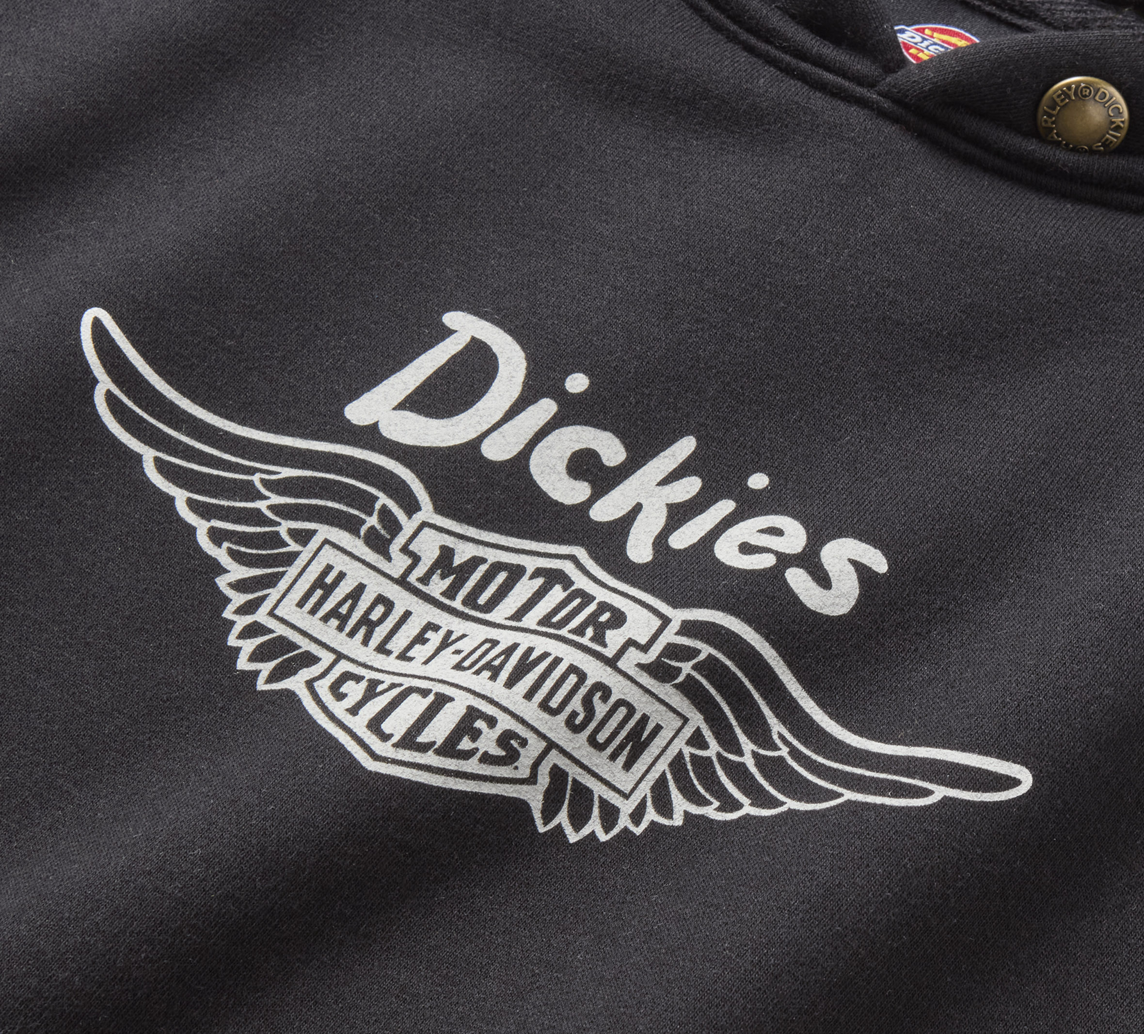 Dickies x H-D Winged Horseshoe Oversized Pullover Hoodie