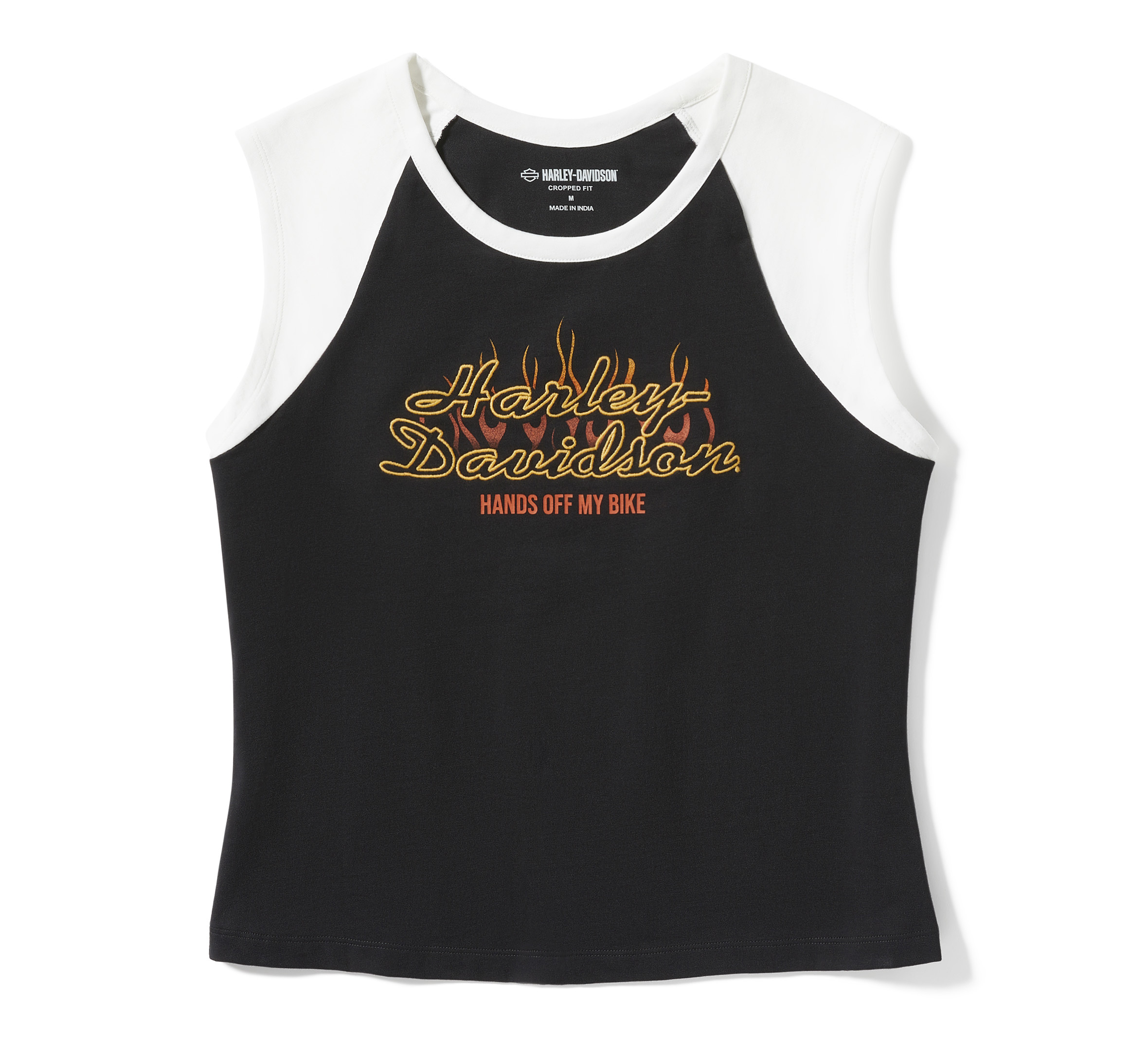 Women's Vintage Flames Sleeveless Raglan