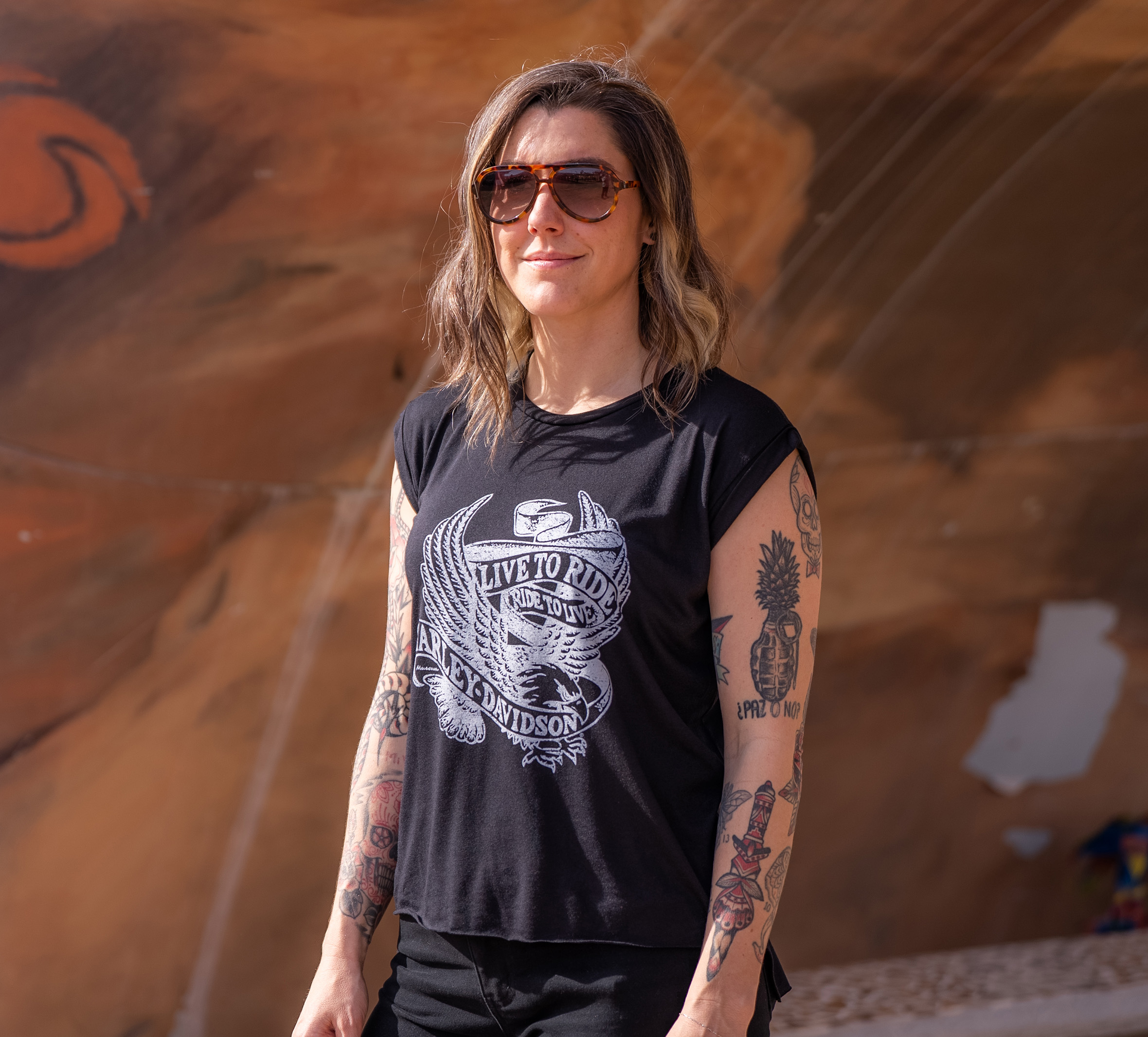 Women's Banner Eagle Sleeveless Tee