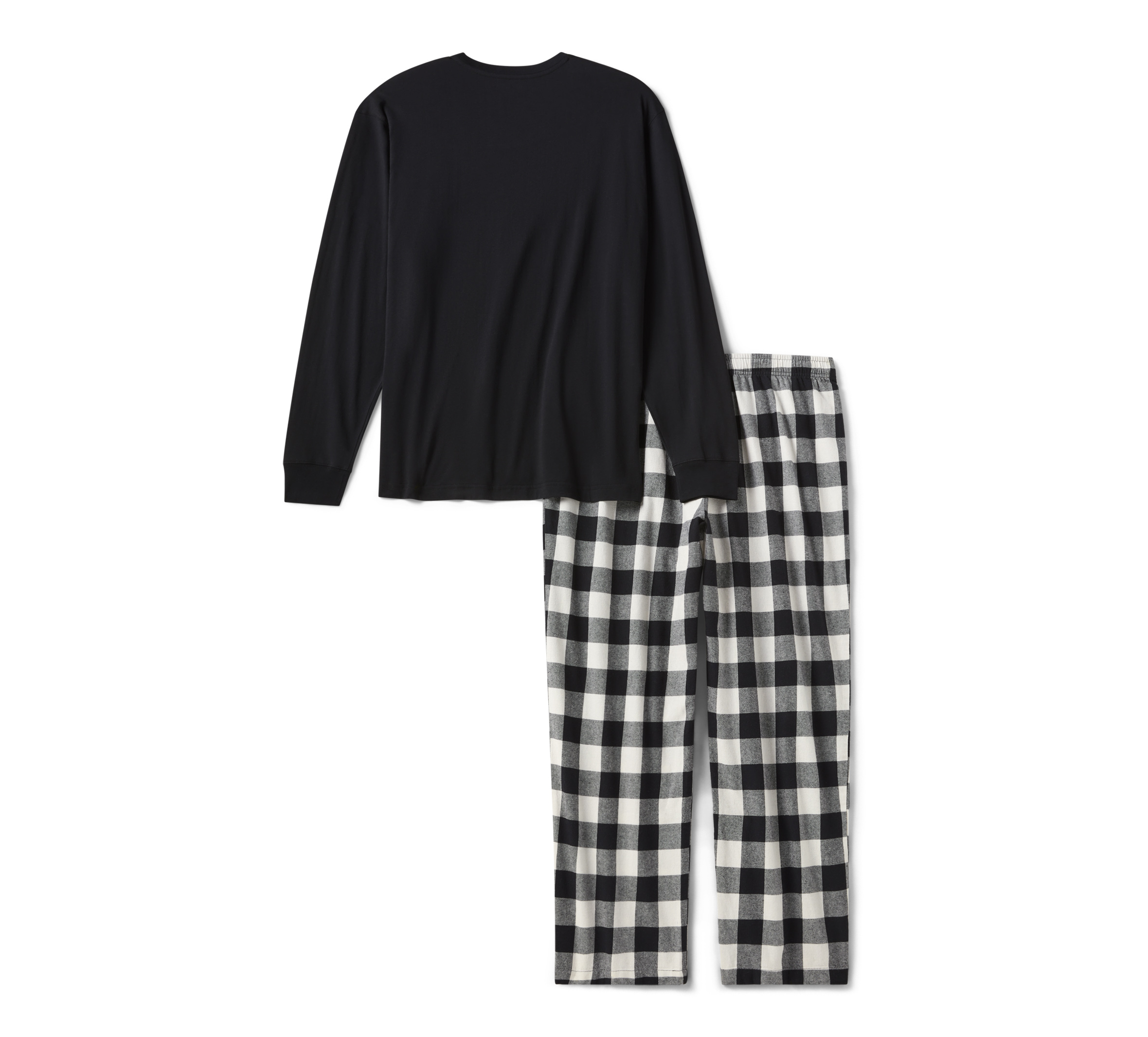 Men's Bar & Shield Buffalo Check Pajama Set