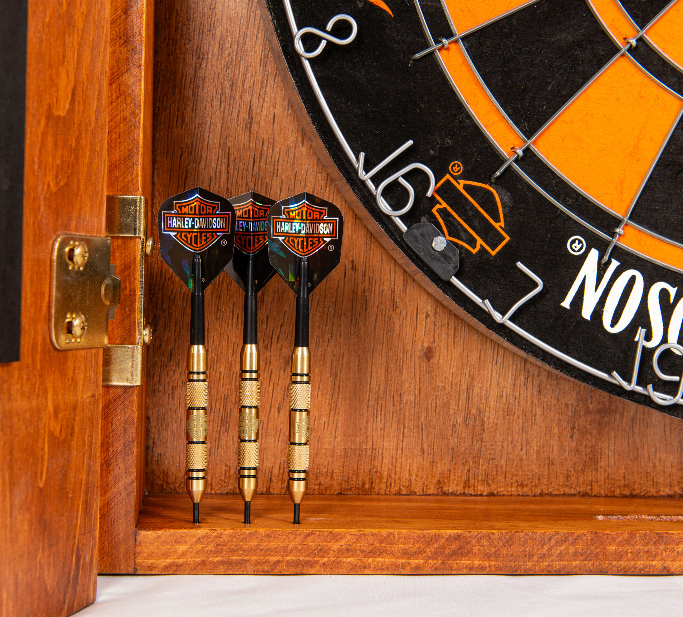 H-D Bar & Shield Dartboard Cabinet Kit
