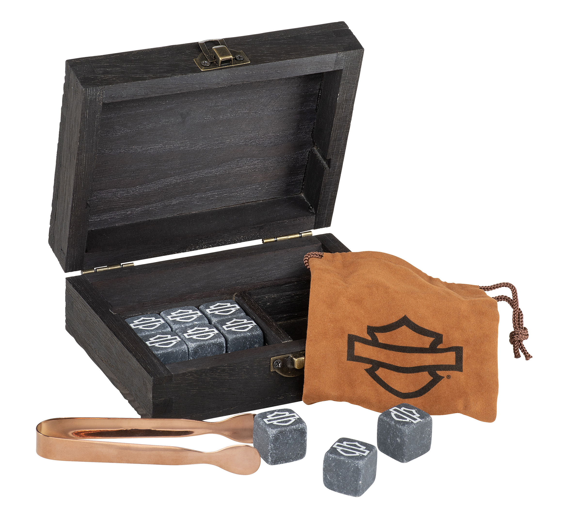 Open Bar & Shield Stone Ice Cube Travel Set