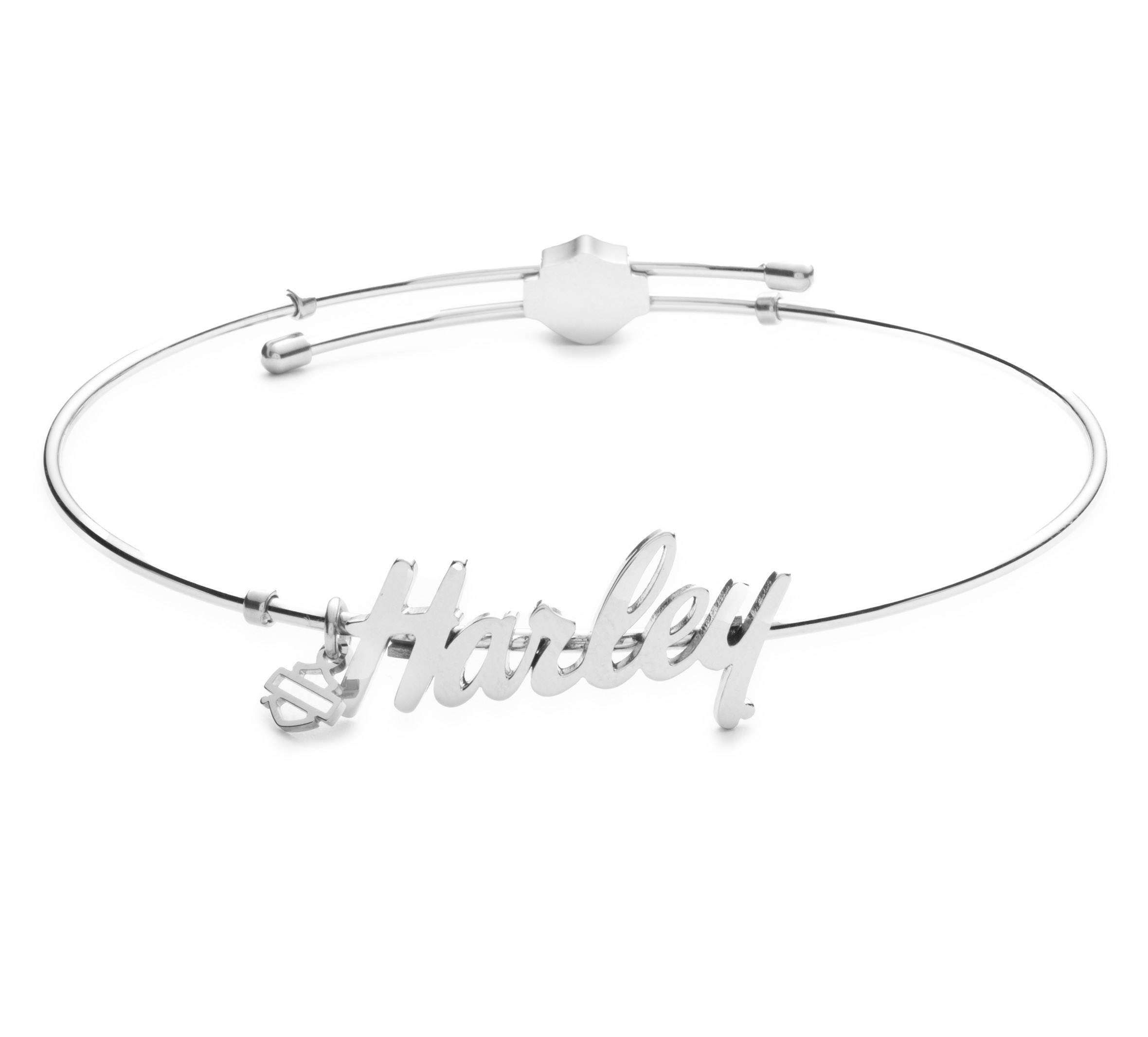 Women's Harley-Davidson® Cursive Script Bangle Bracelet