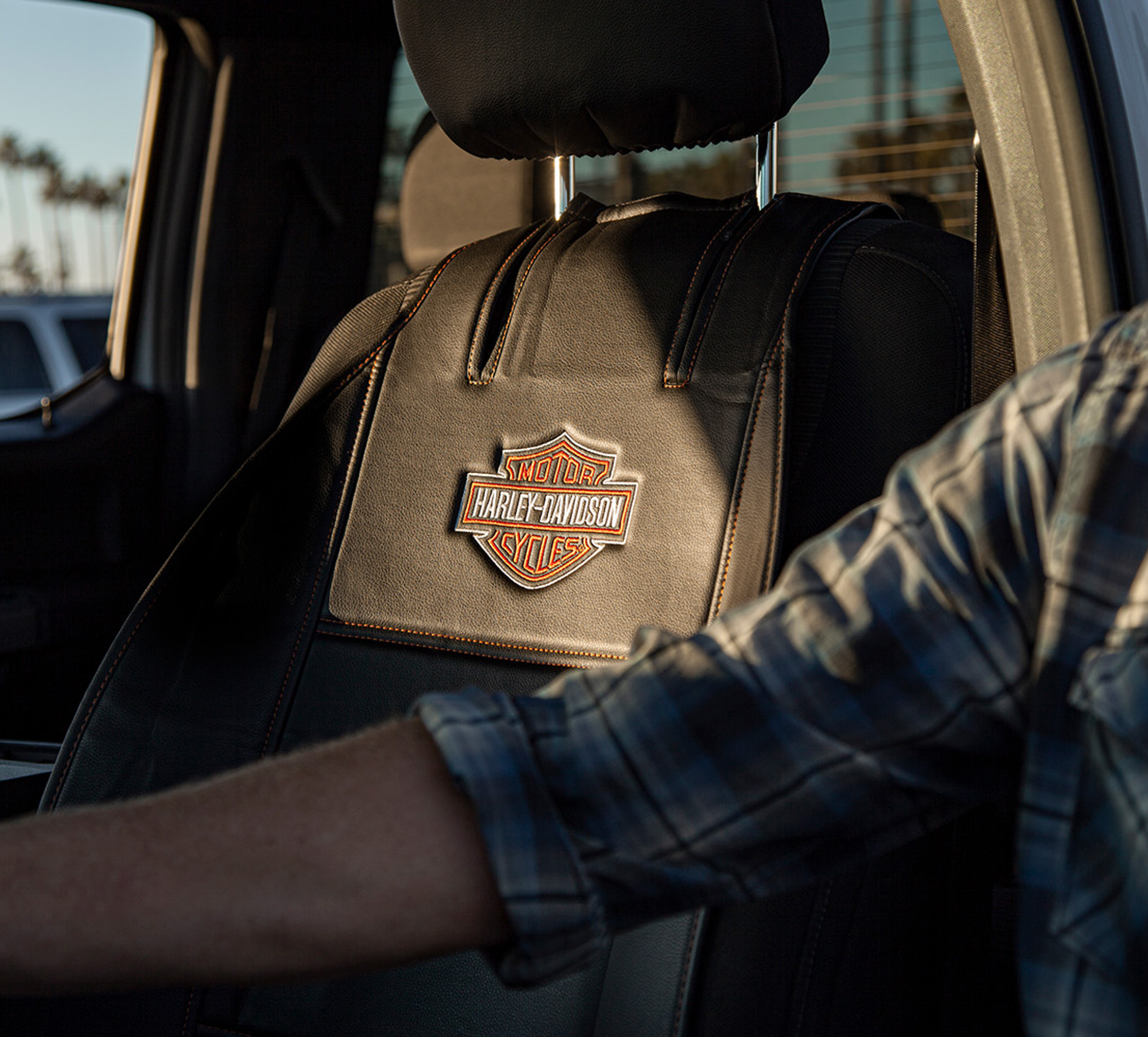 Bar & Shield Steering Wheel Cover and Seat Cover Kit, Set of 3