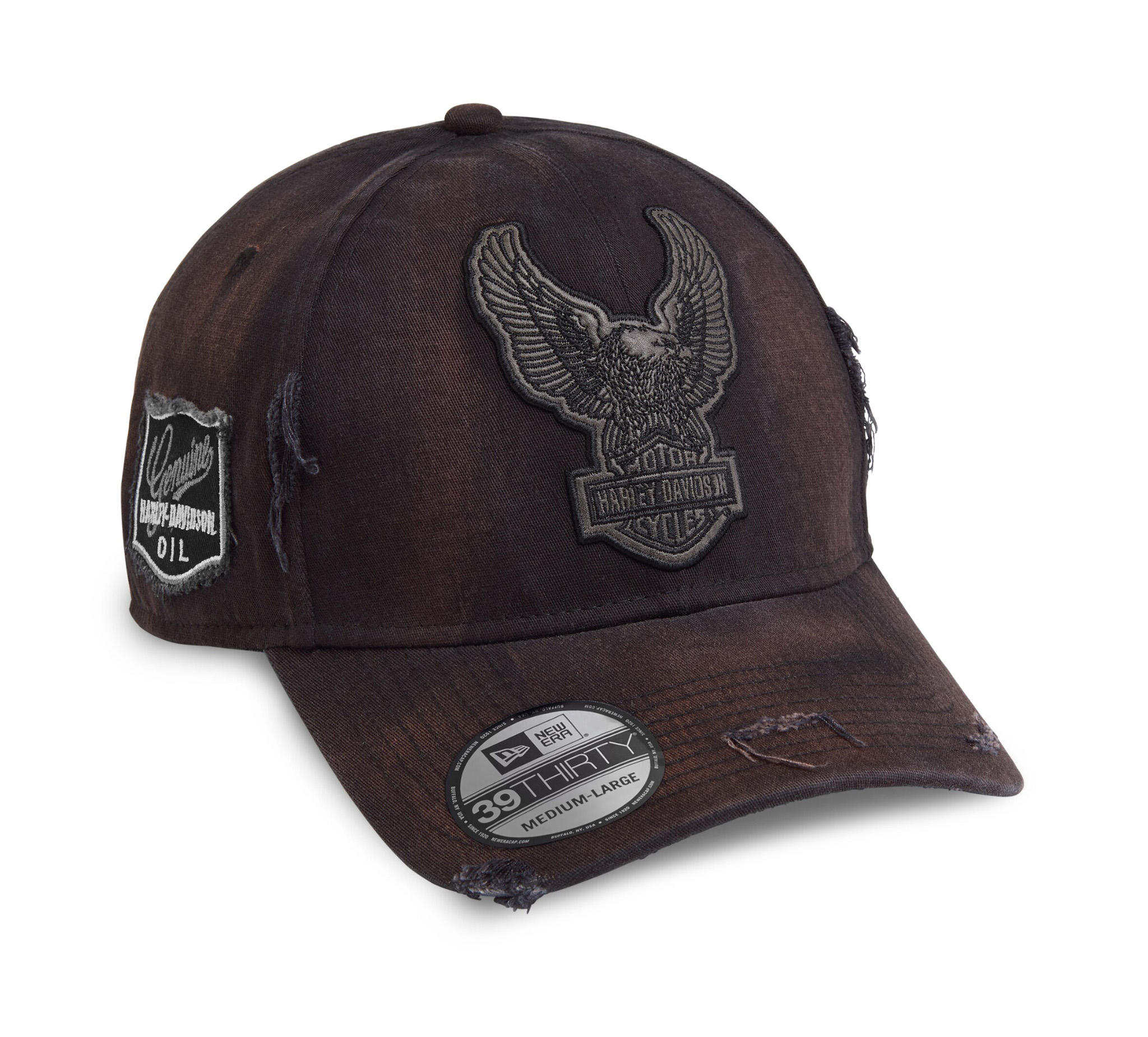 Upright Eagle Patch Fitted 39THIRTY Baseball Hat