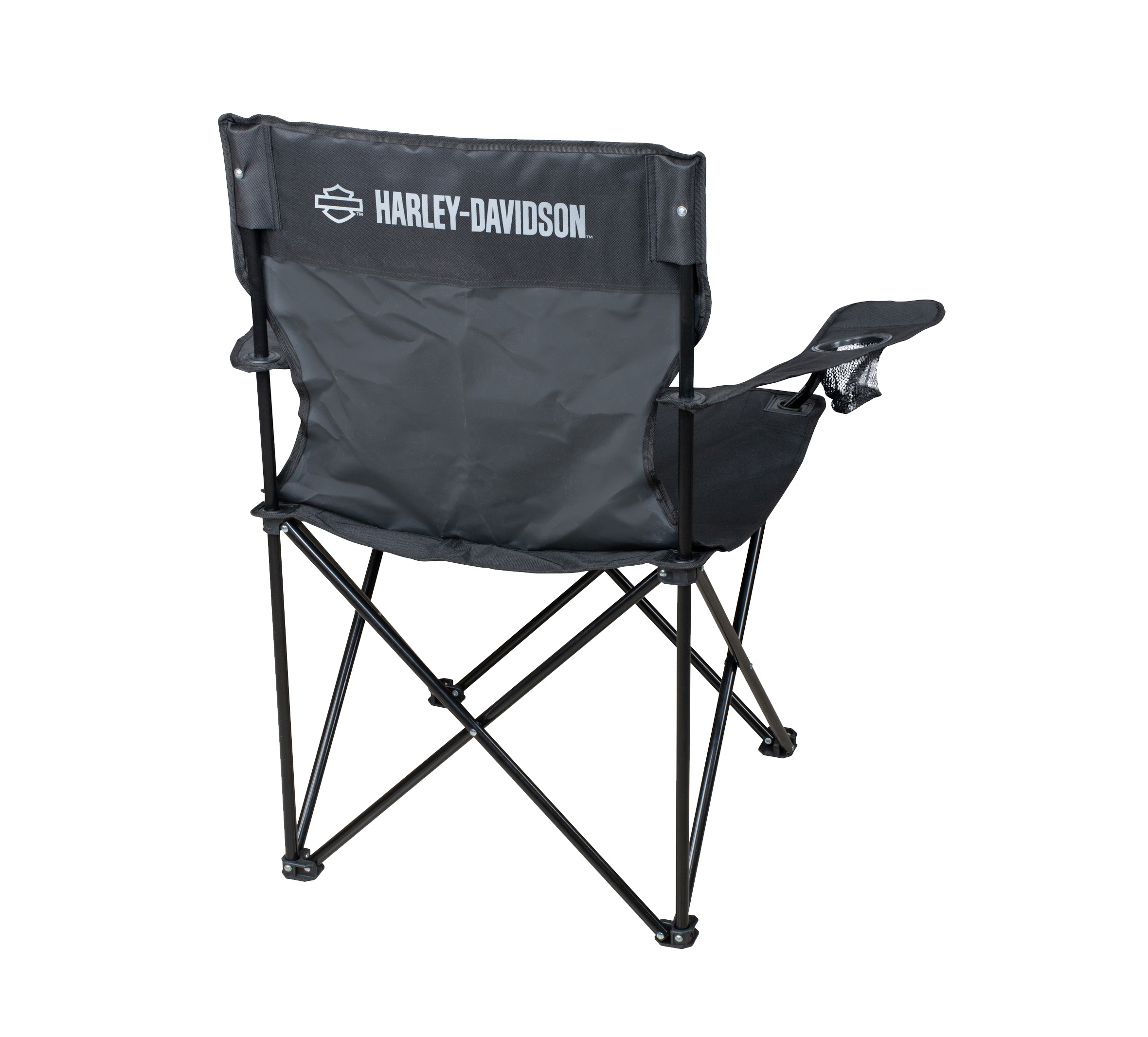 H-D Open Bar & Shield Folding Chair