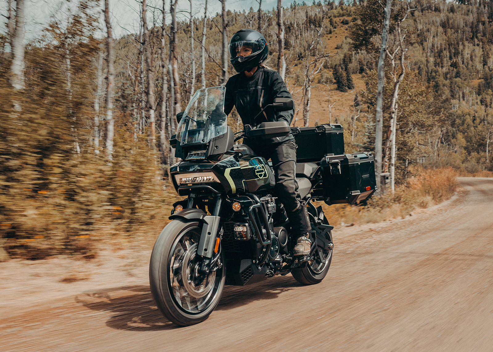 2026 Pan America 1250 limited riding shot