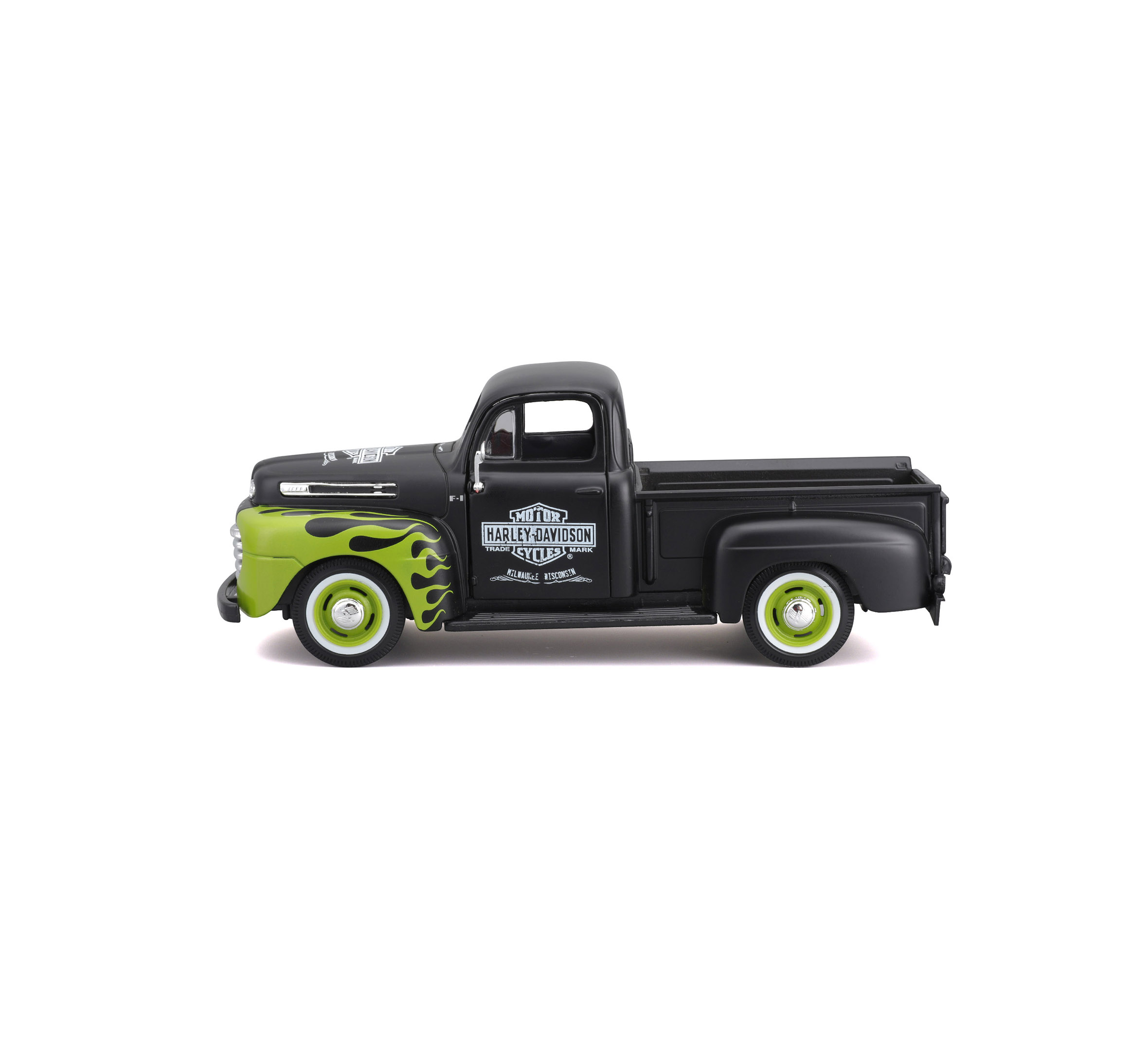H-D 1:24 Scale Diecast '48 FL Panhead + '48 Ford F-1 Pickup