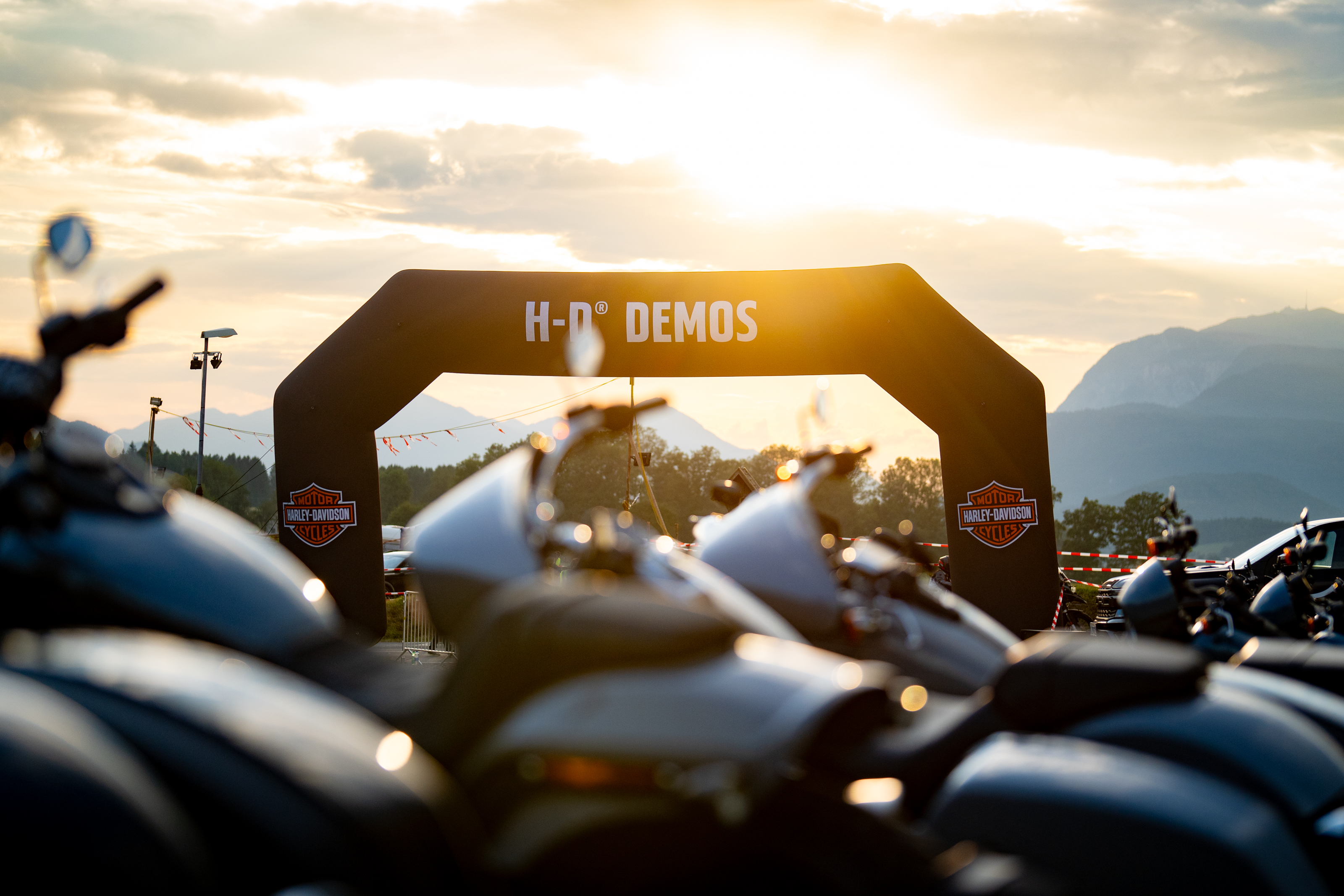 Motorcycle demo rides
