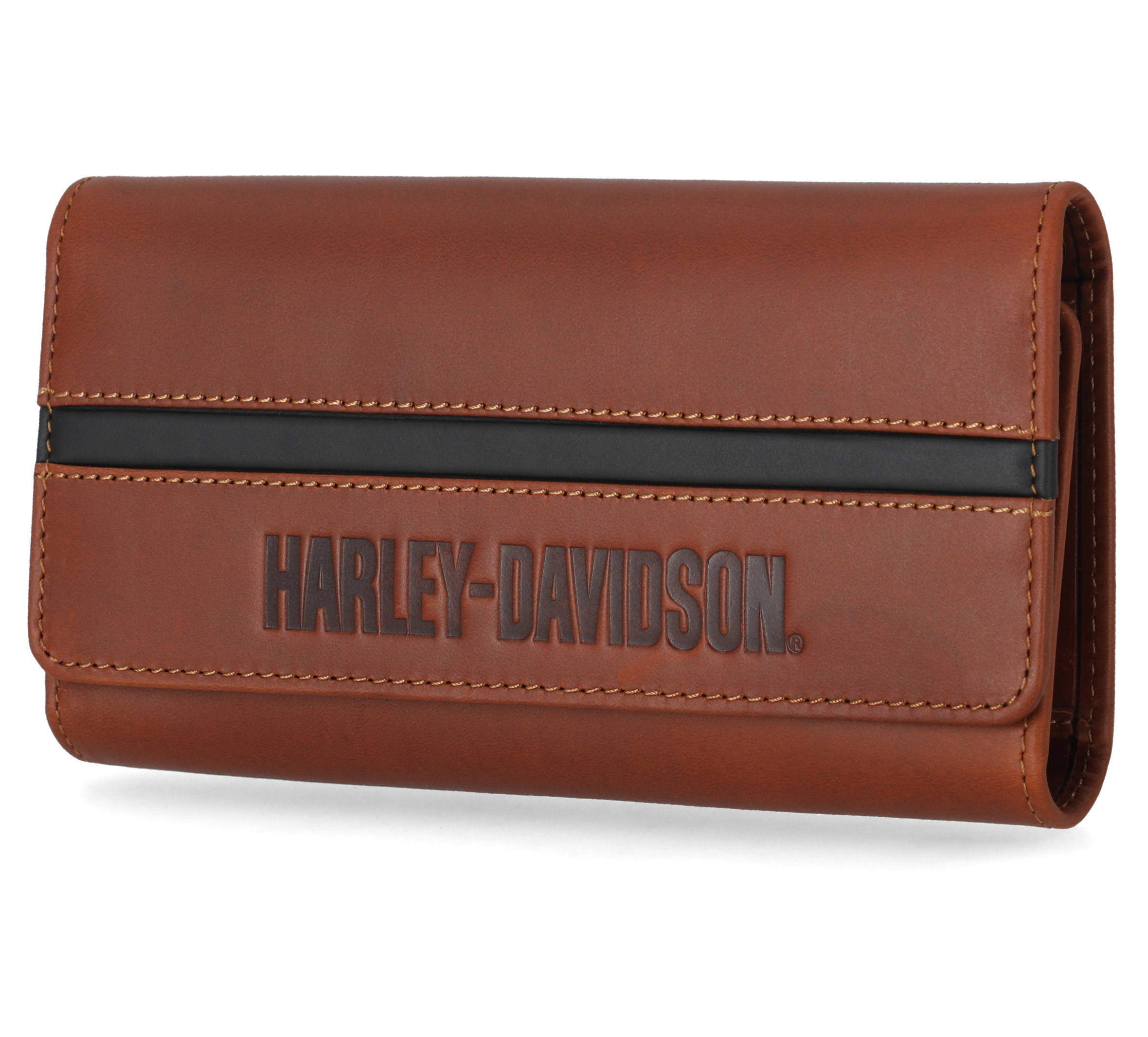 Harley-Davidson Center Block Trucker Wallet