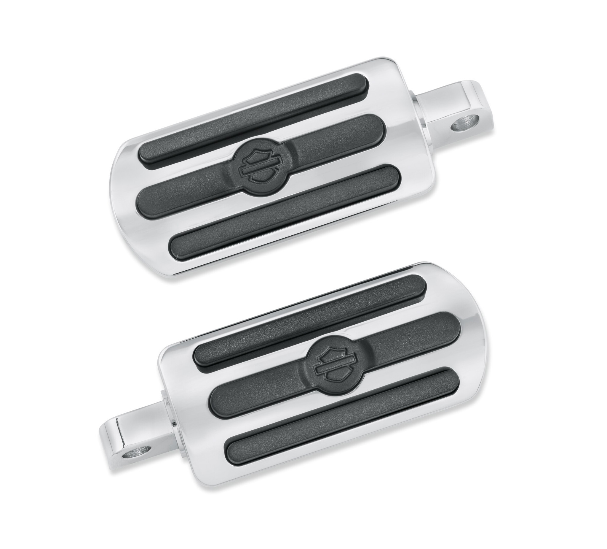 Chrome and Rubber Custom Footpegs