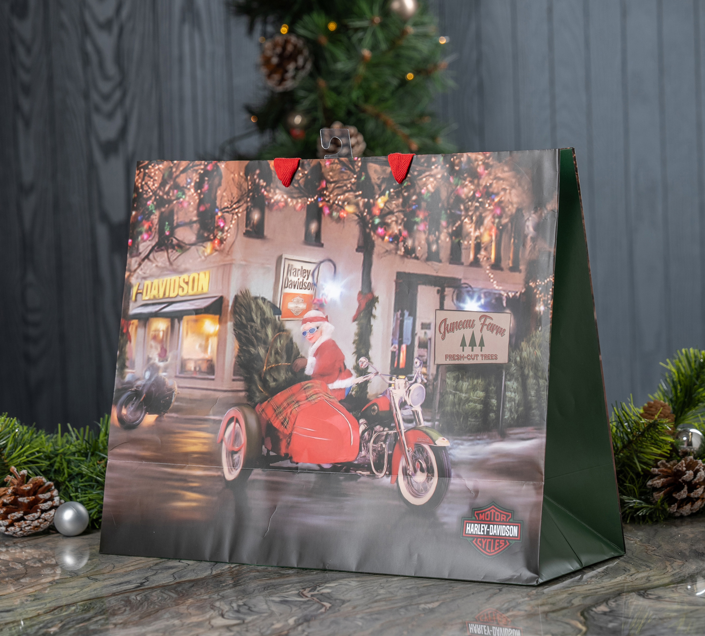 Biker Santa Gift Bag