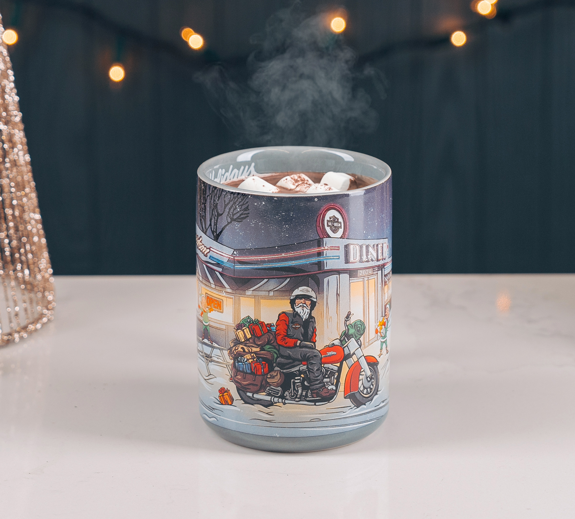 2024 Biker Santa Mug