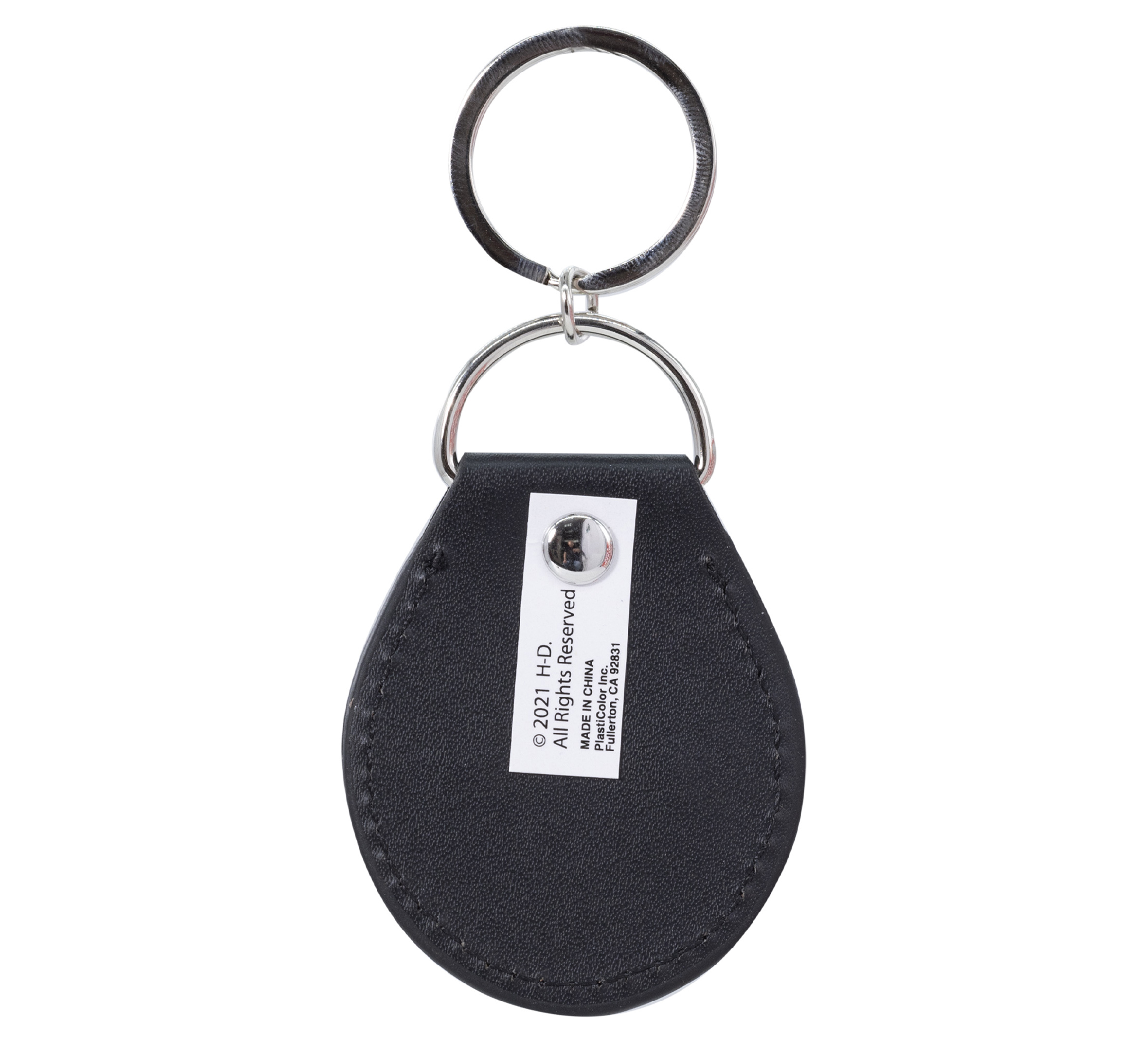 Skull Design Black Fob Key Chain
