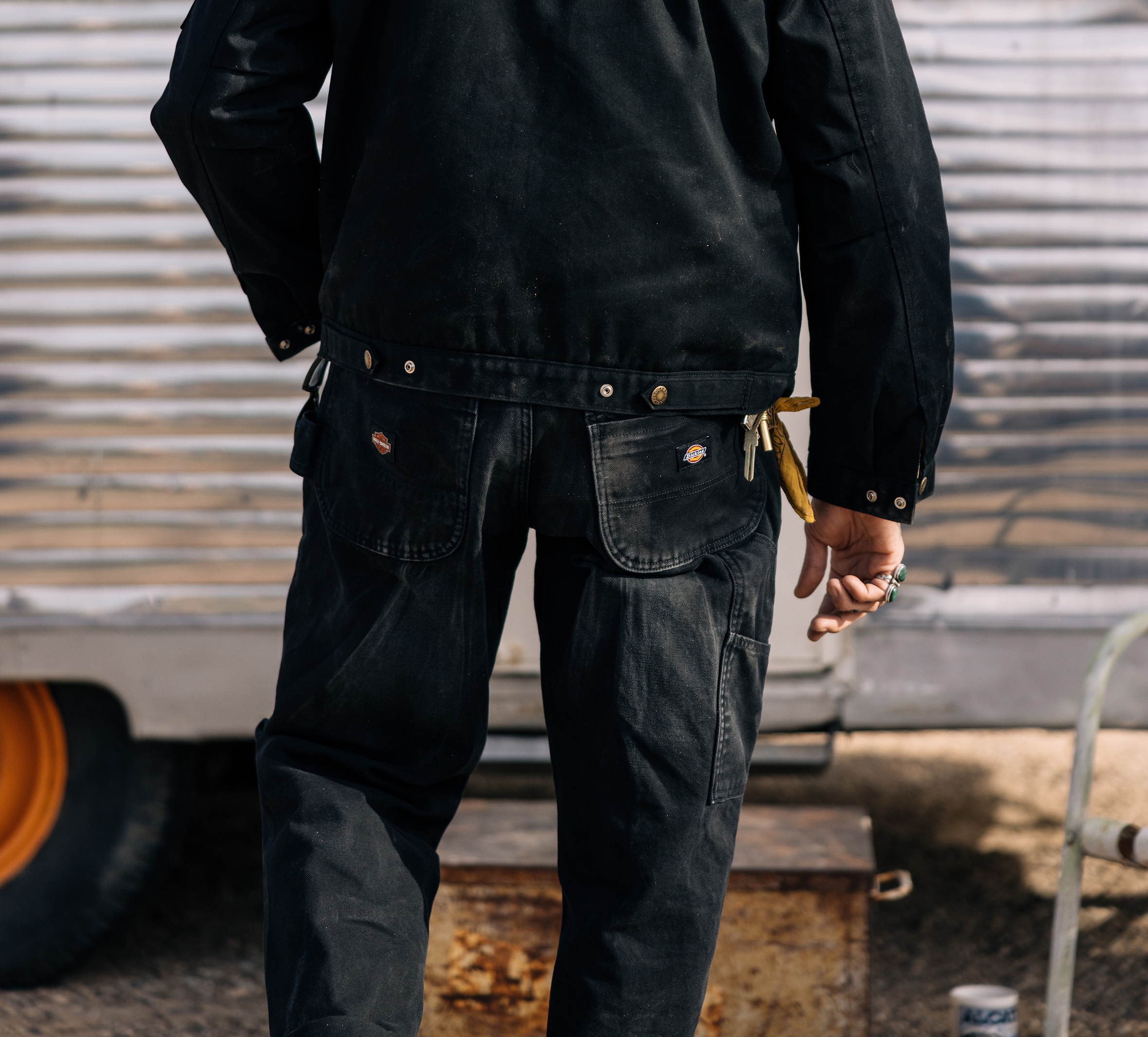 Men's Dickies x H-D Flex Fit Double Pocket Carpenter Pant