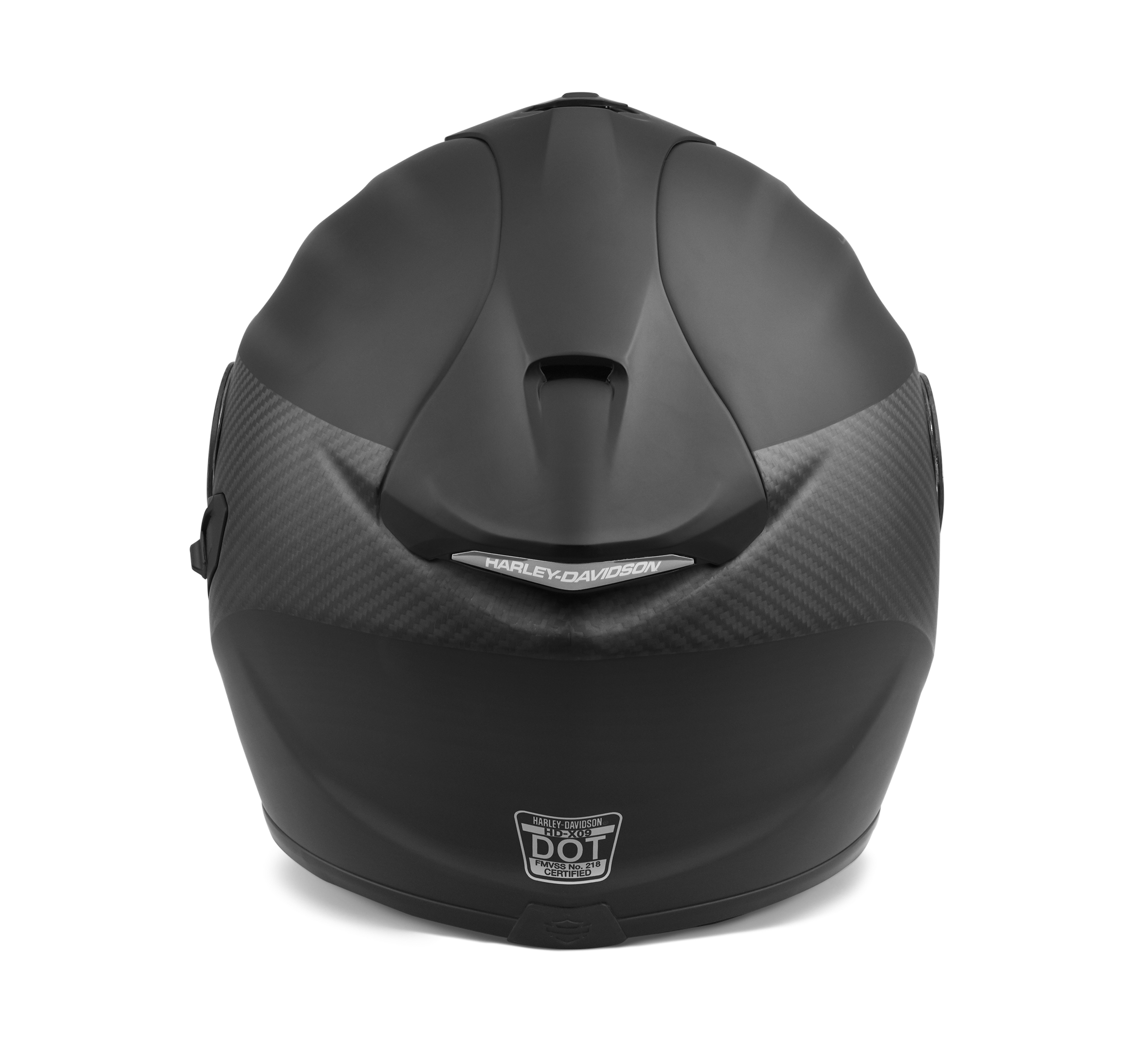 H-D Brawler Carbon Fiber X09 Full Face Sun Shield Helmet