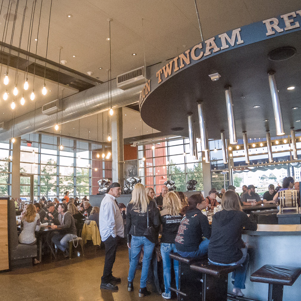 People at the Motor Bar