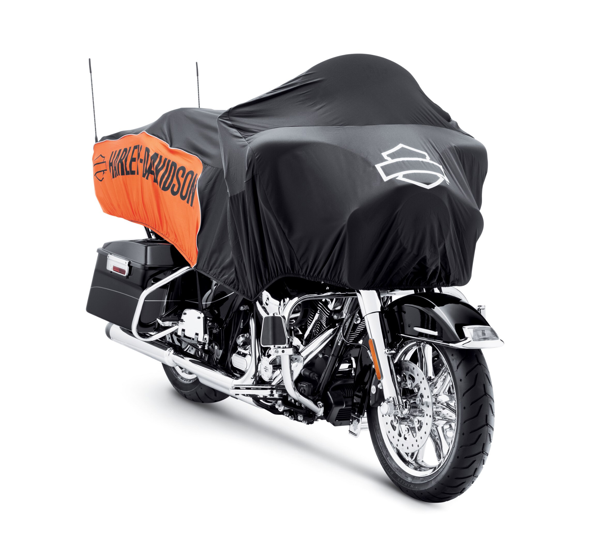 Silver Motorcycle Cover For Harley Davidson Touring Models - New XL Size