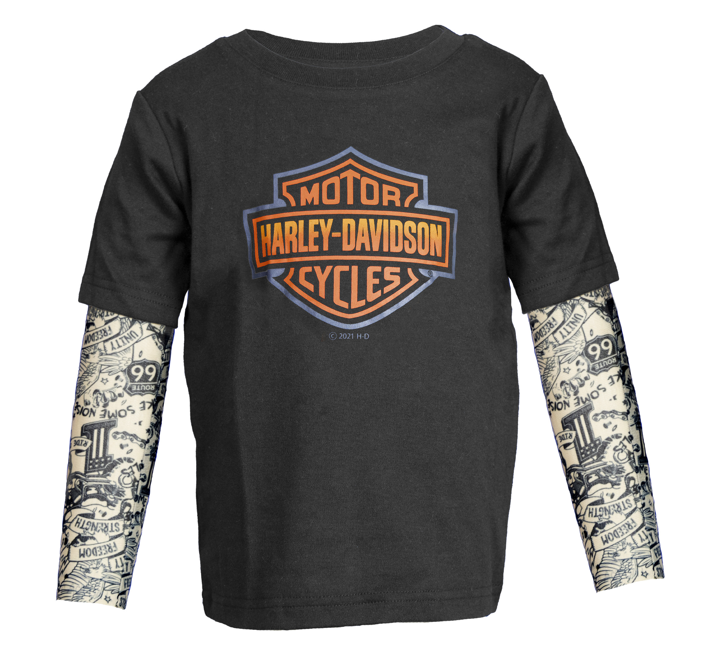Toddler Boy's Tattoo Sleeve Tee