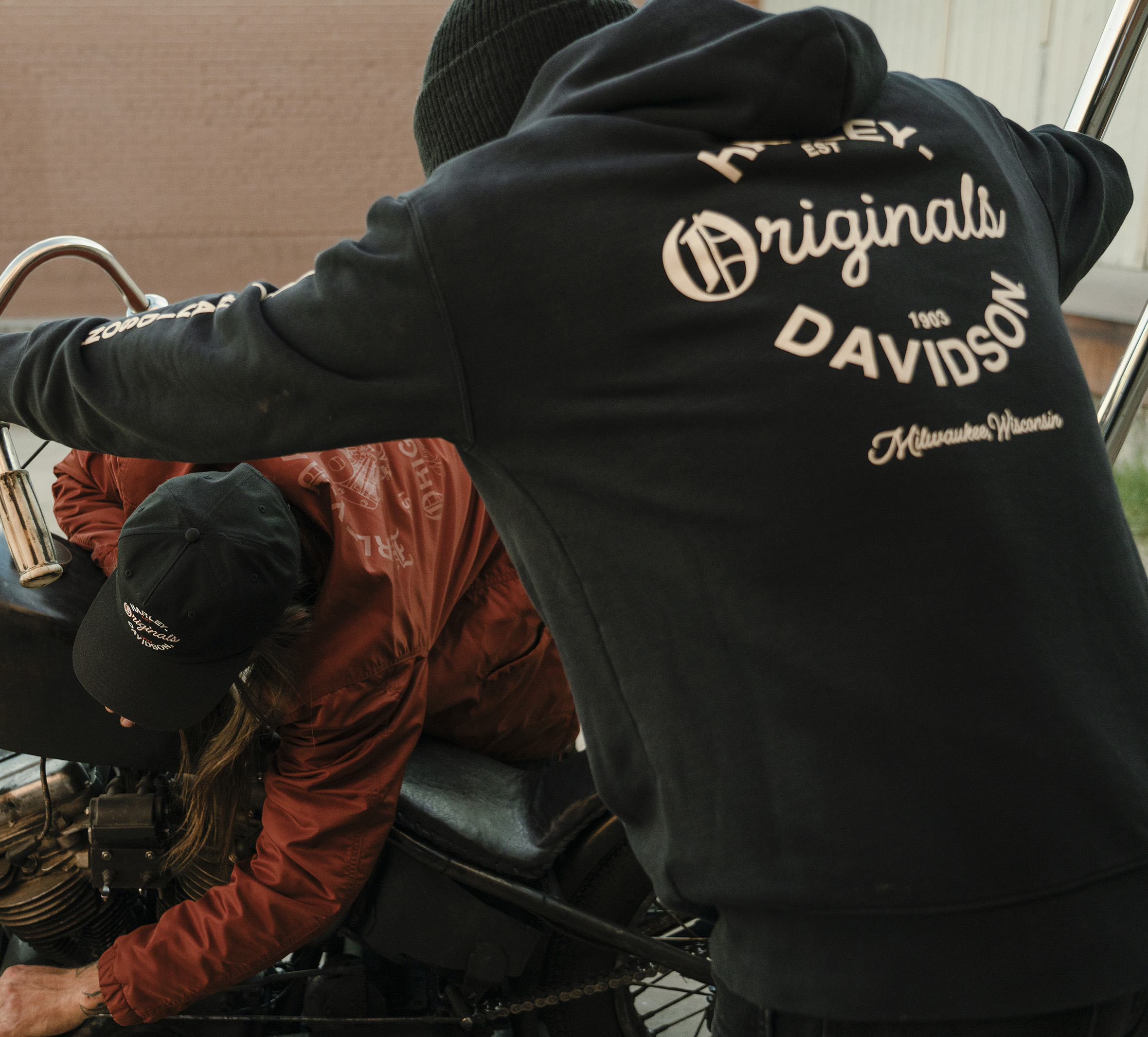 Originals Script Hoodie Sweatshirt