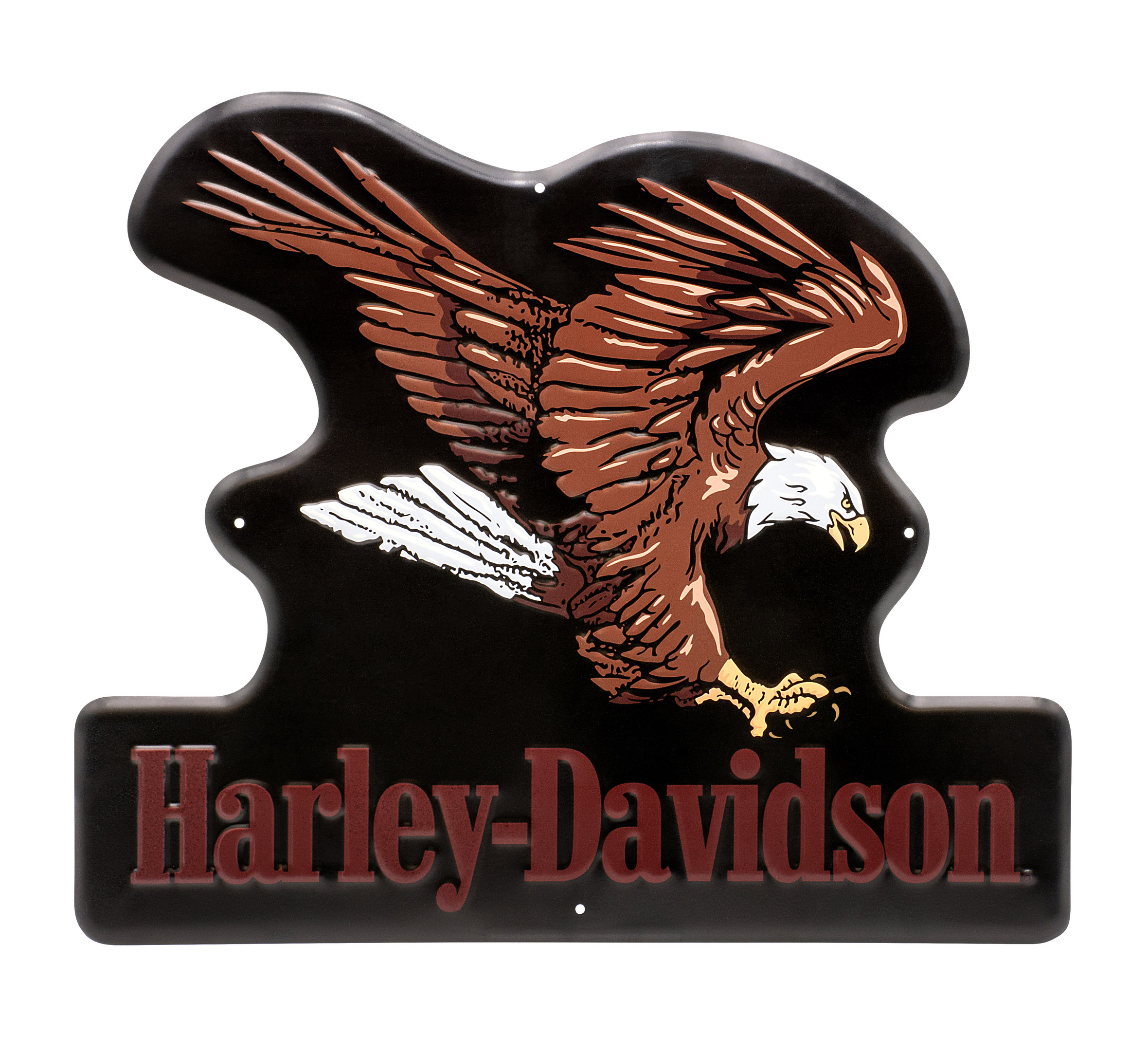 Swooping Eagle Metal Sign