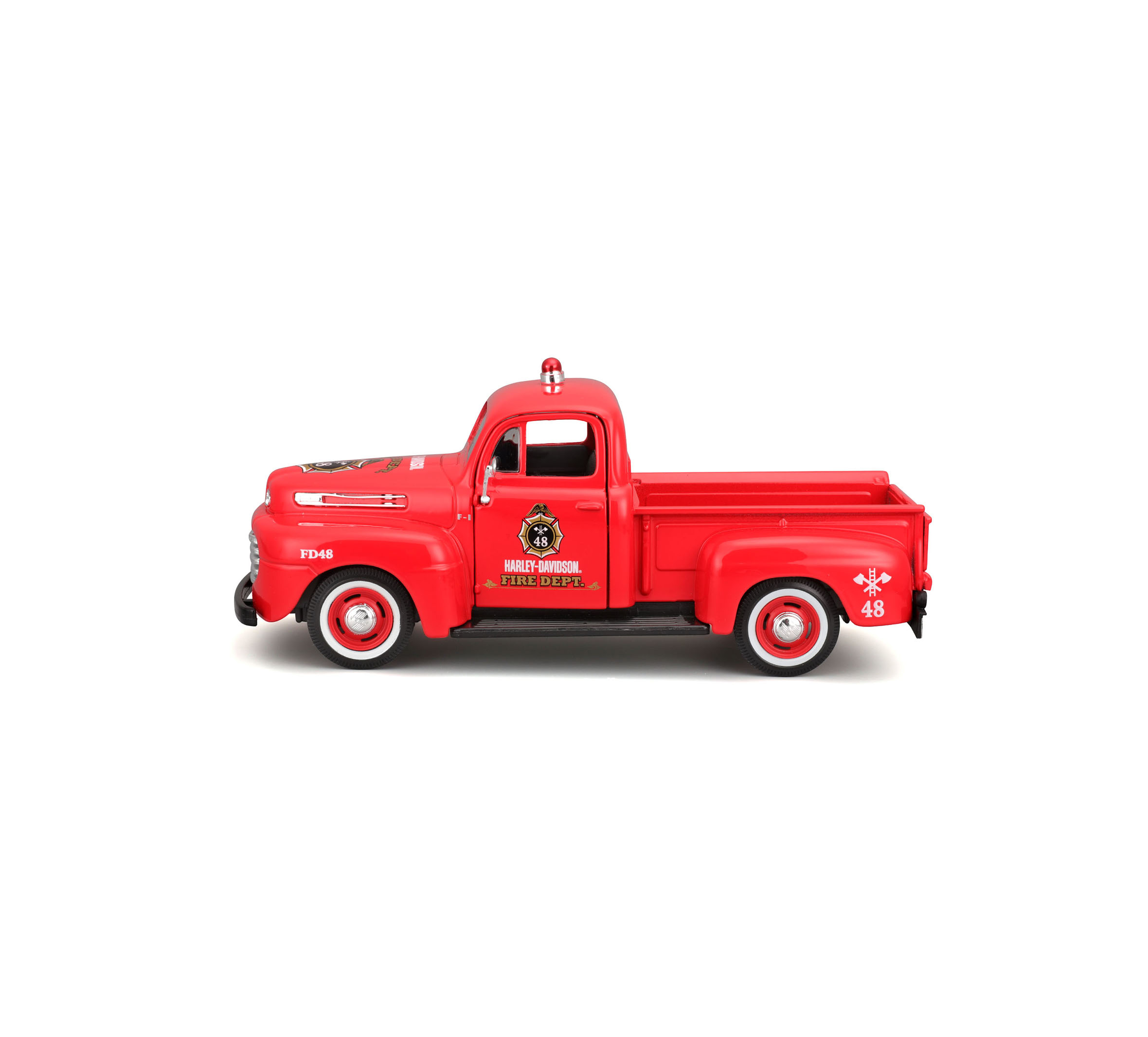 H-D 1:24 Scale Diecast '36 EL Knucklehead + 1948 Ford F-1