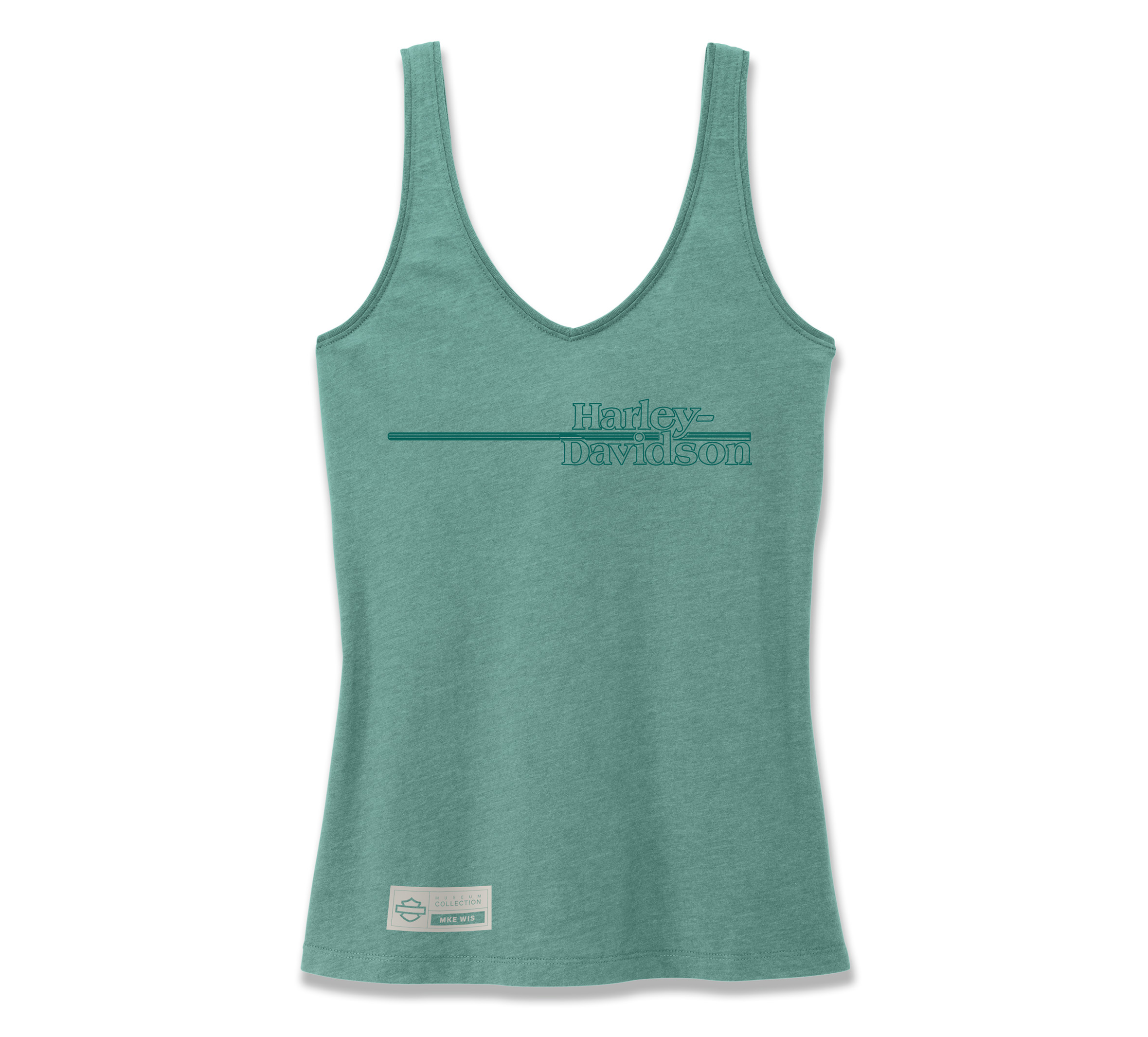 Women's H-D Split Lane V-Neck Tank Top