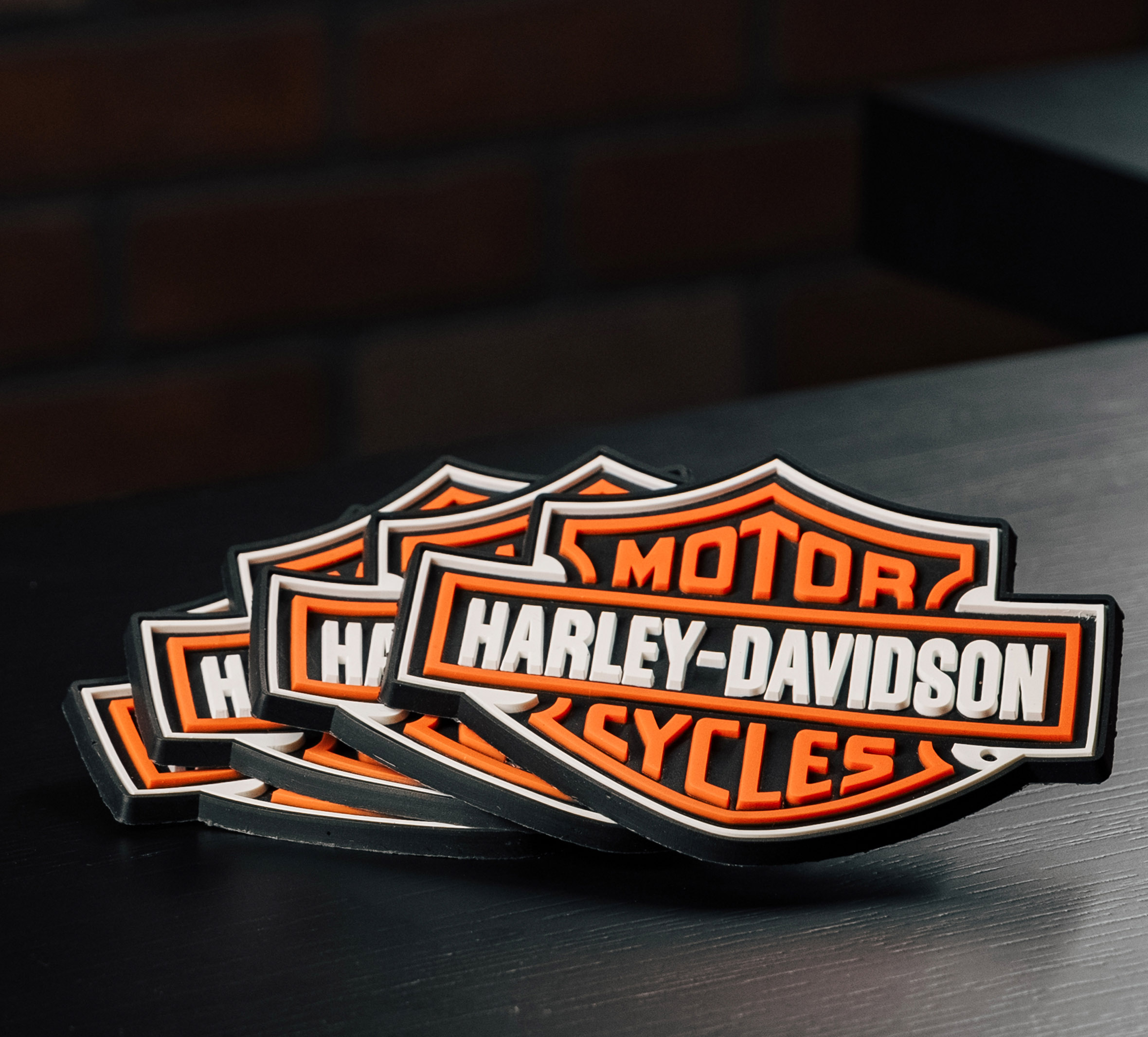 H-D Bar & Shield Coaster Set of 4