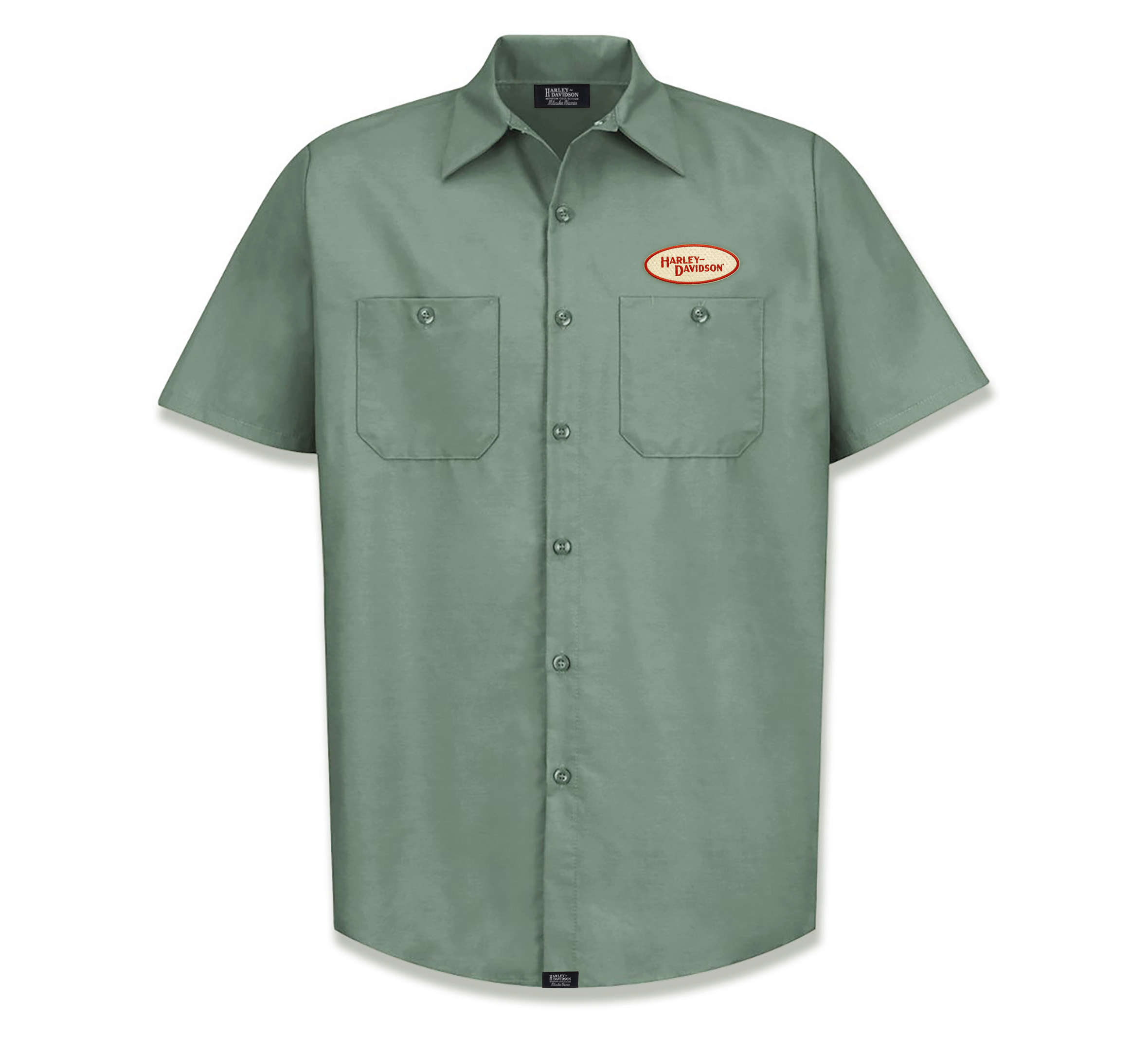 Men's Stacked Font Work Shirt