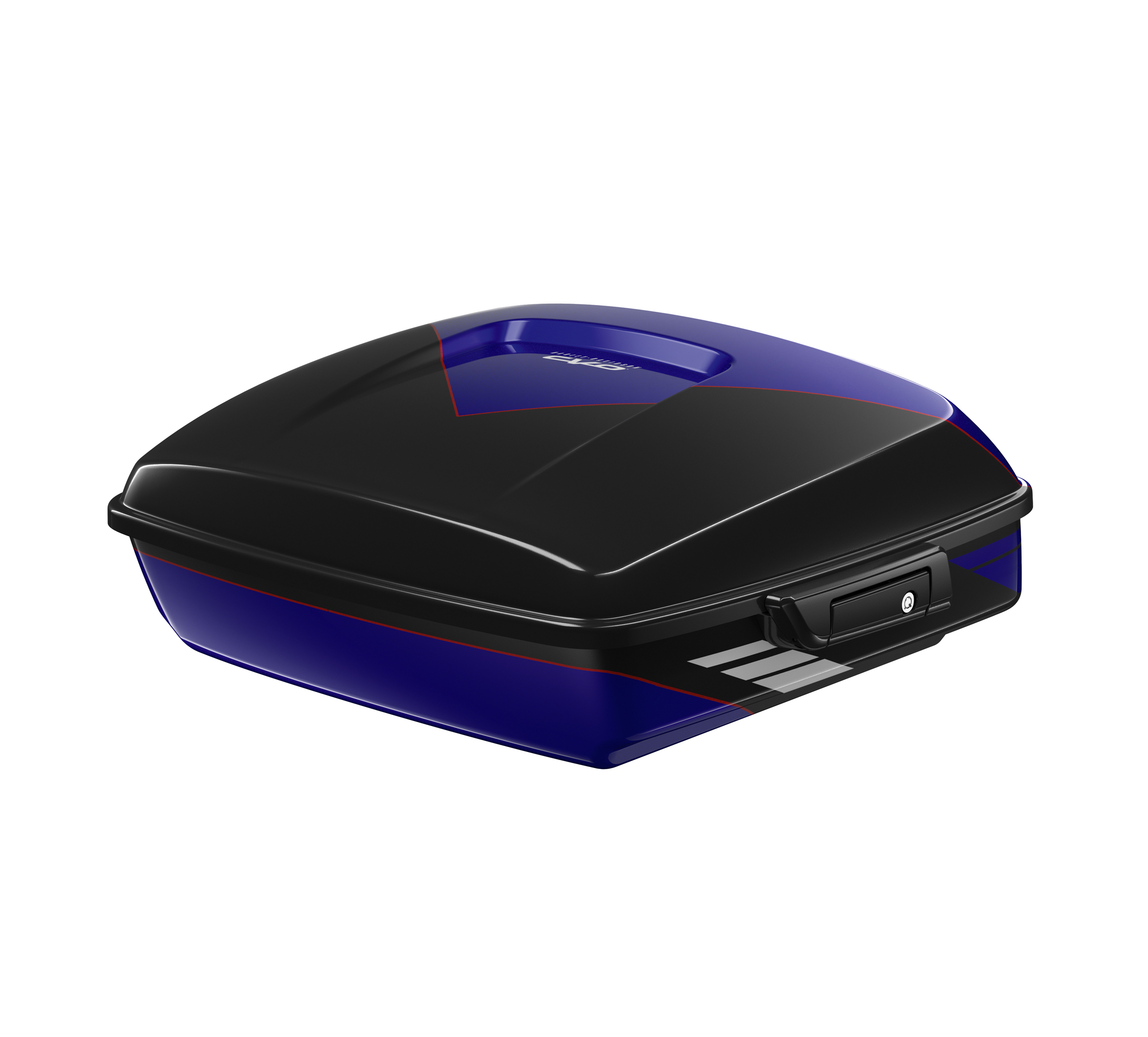 Chopped Tour-Pak Luggage - Blue Streak