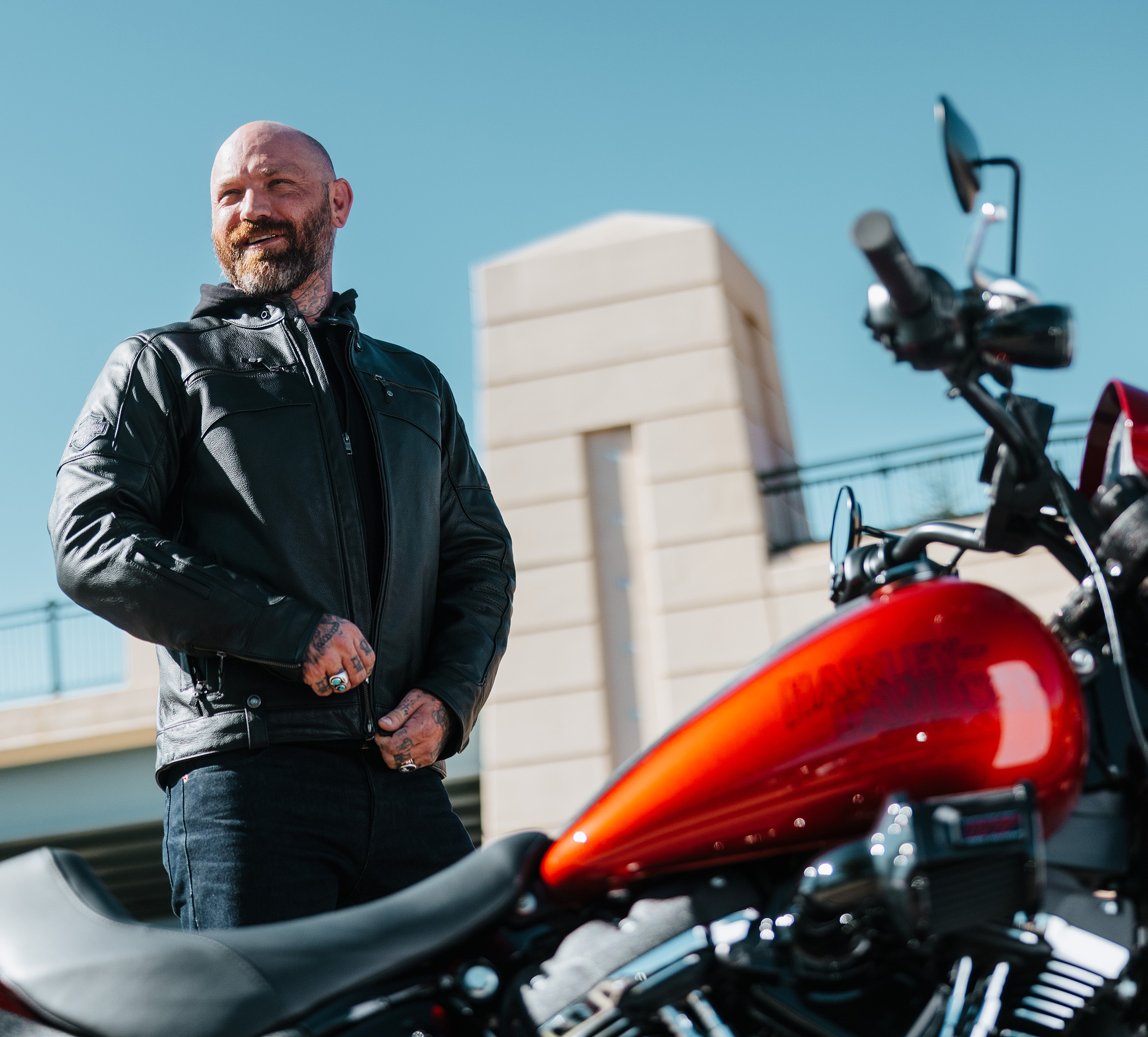 Men's Swingarm 3-in-1 Leather Jacket