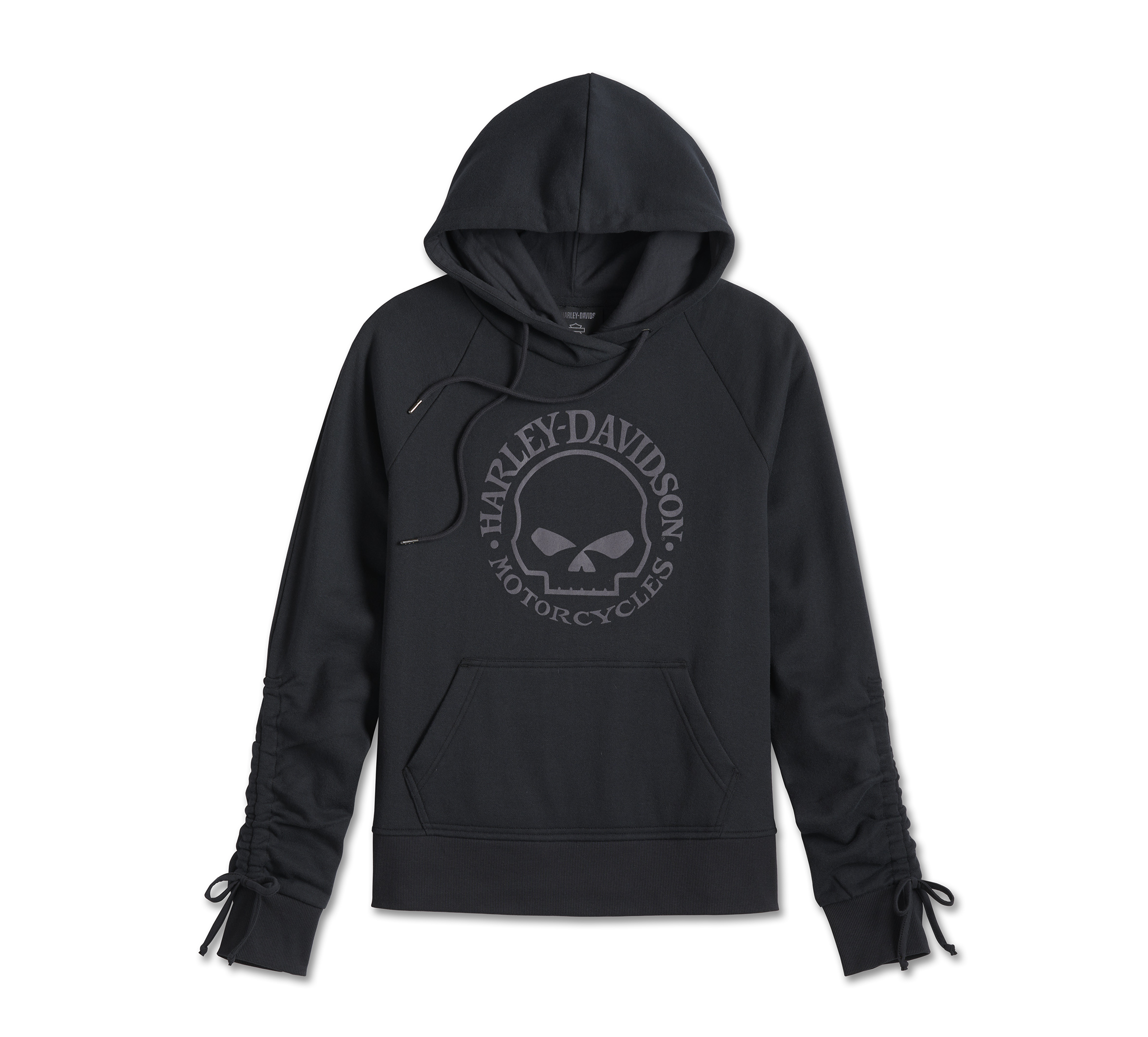 Women's Willie G ® Skull Tie Sleeve Hoodie