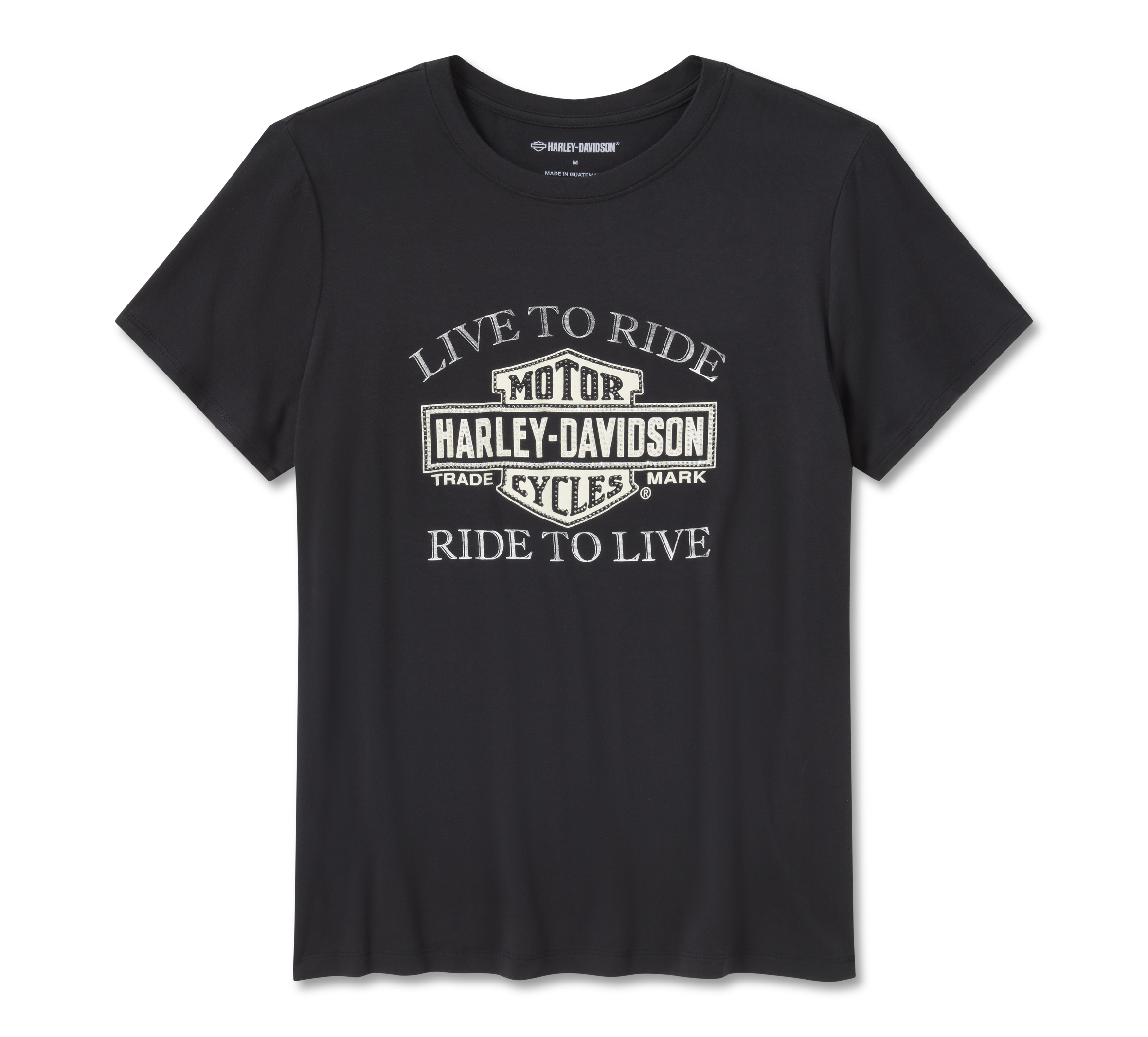 Women's H-D Standard Bar & Shield Tee - Harley Black | Harley
