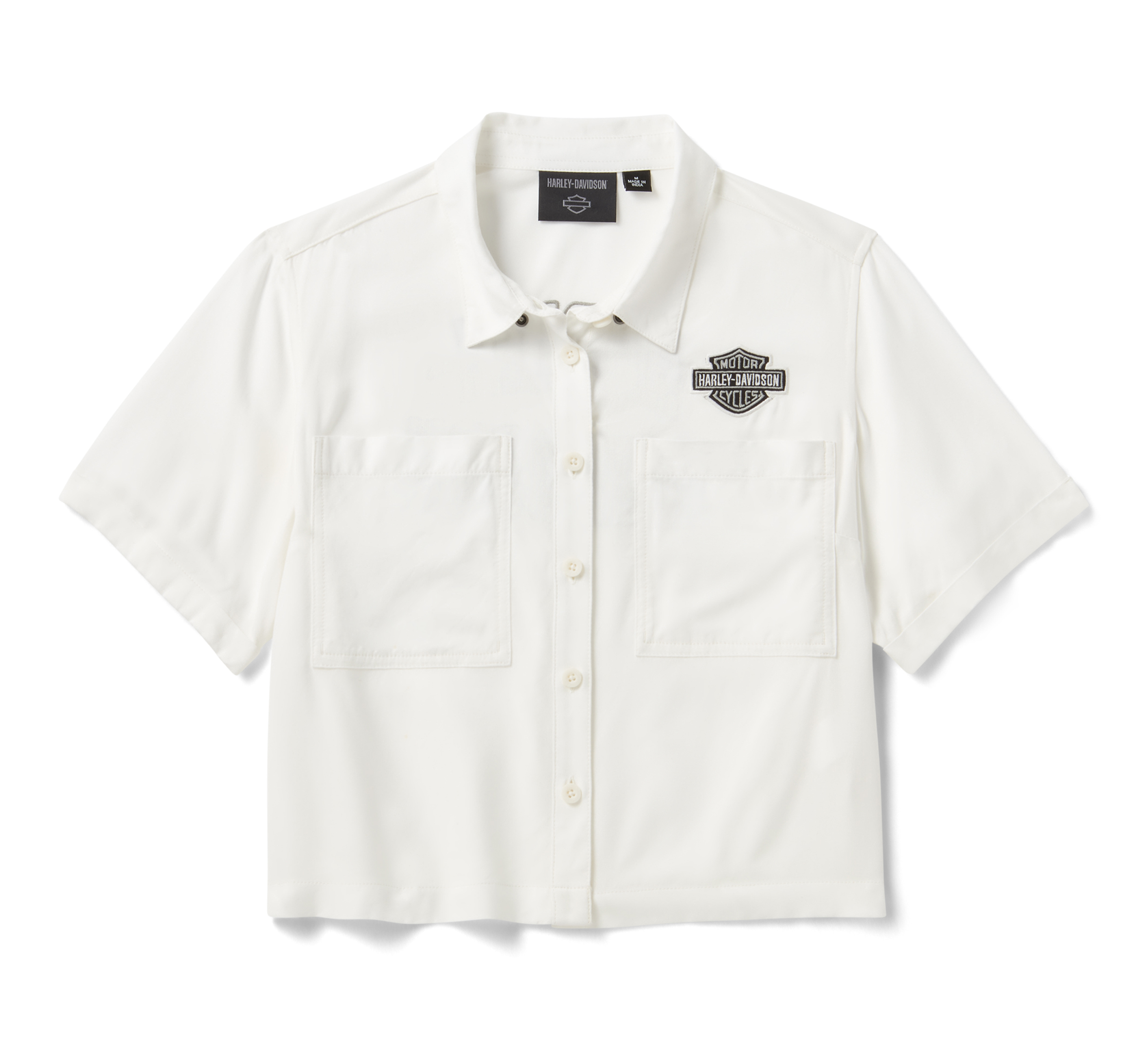 Women's H-D Essential Boxy Woven Top | Harley-Davidson USA