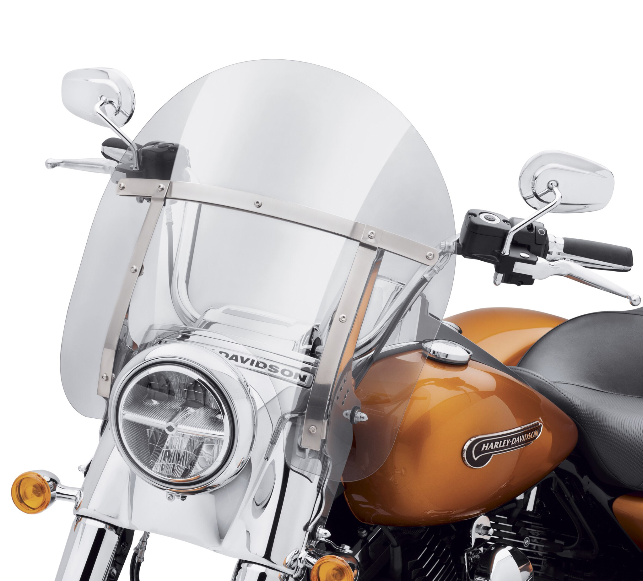 H-D Detachables 16 in. Windshield - Light Smoke