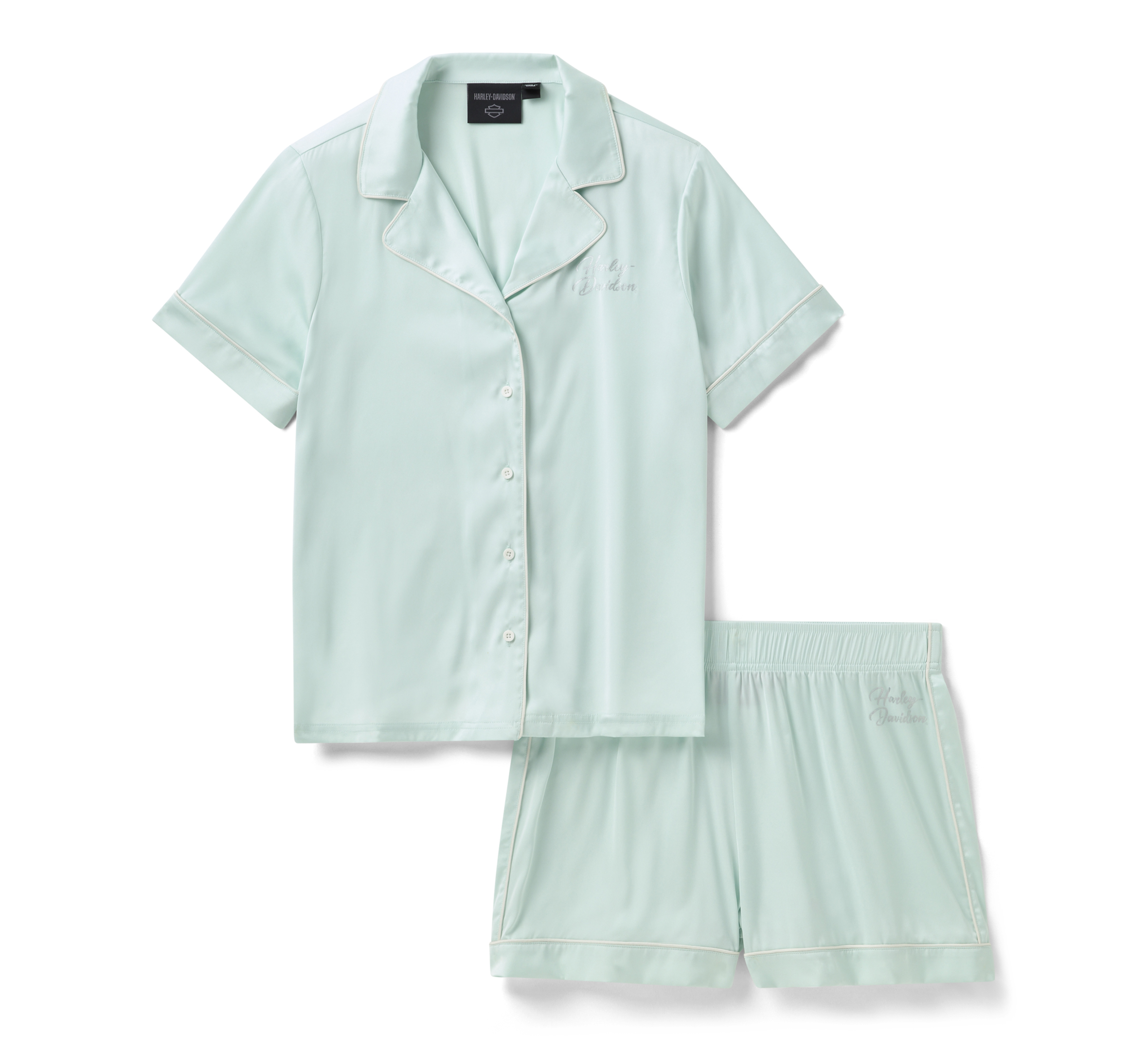 Satin-Shorts-Set für Damen