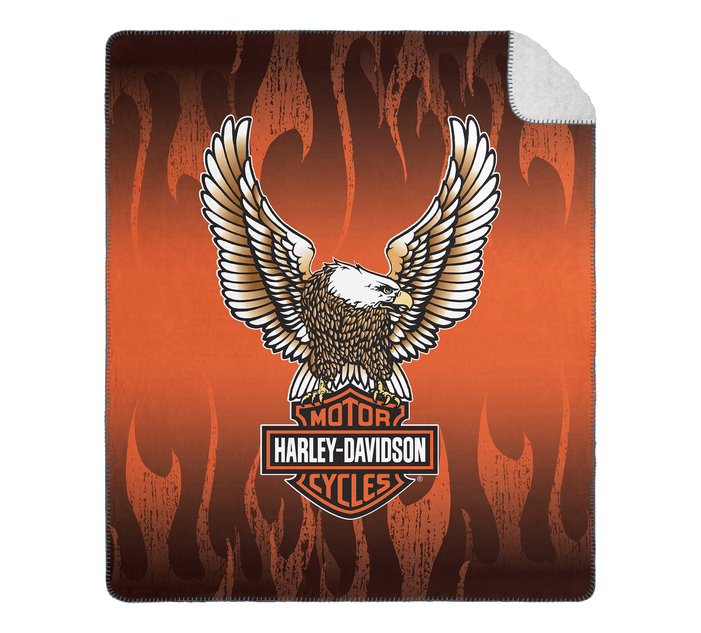 Flying Flames Silk Touch Sherpa Throw Blanket with Carry Strap