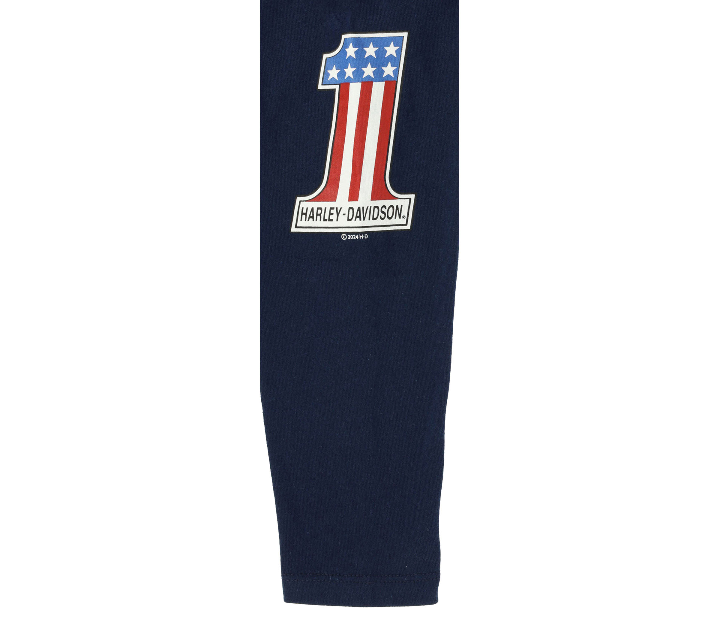 Toddler Boy's # 1  Long Sleeve Tee