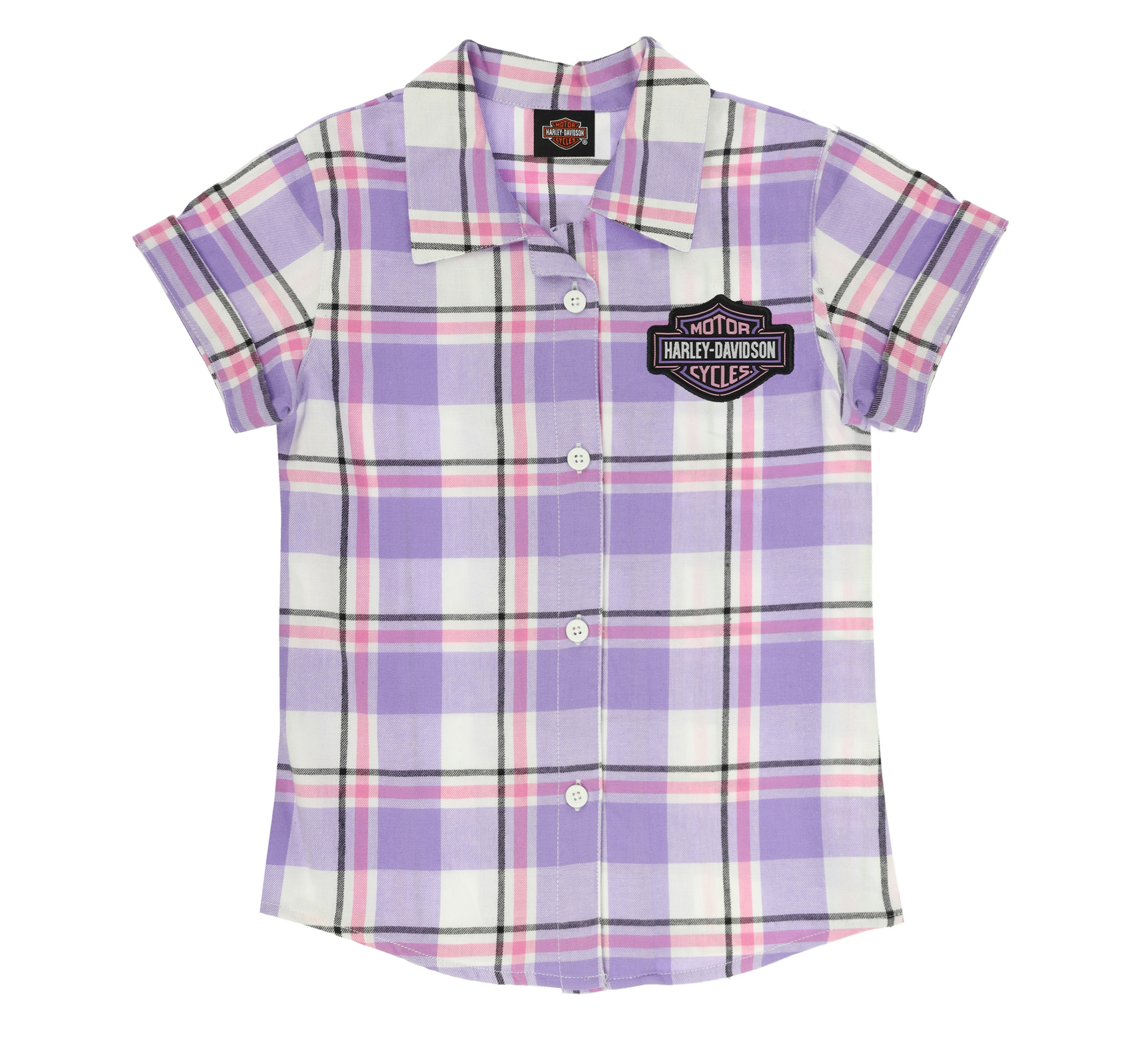Little Girls Plaid Shirt