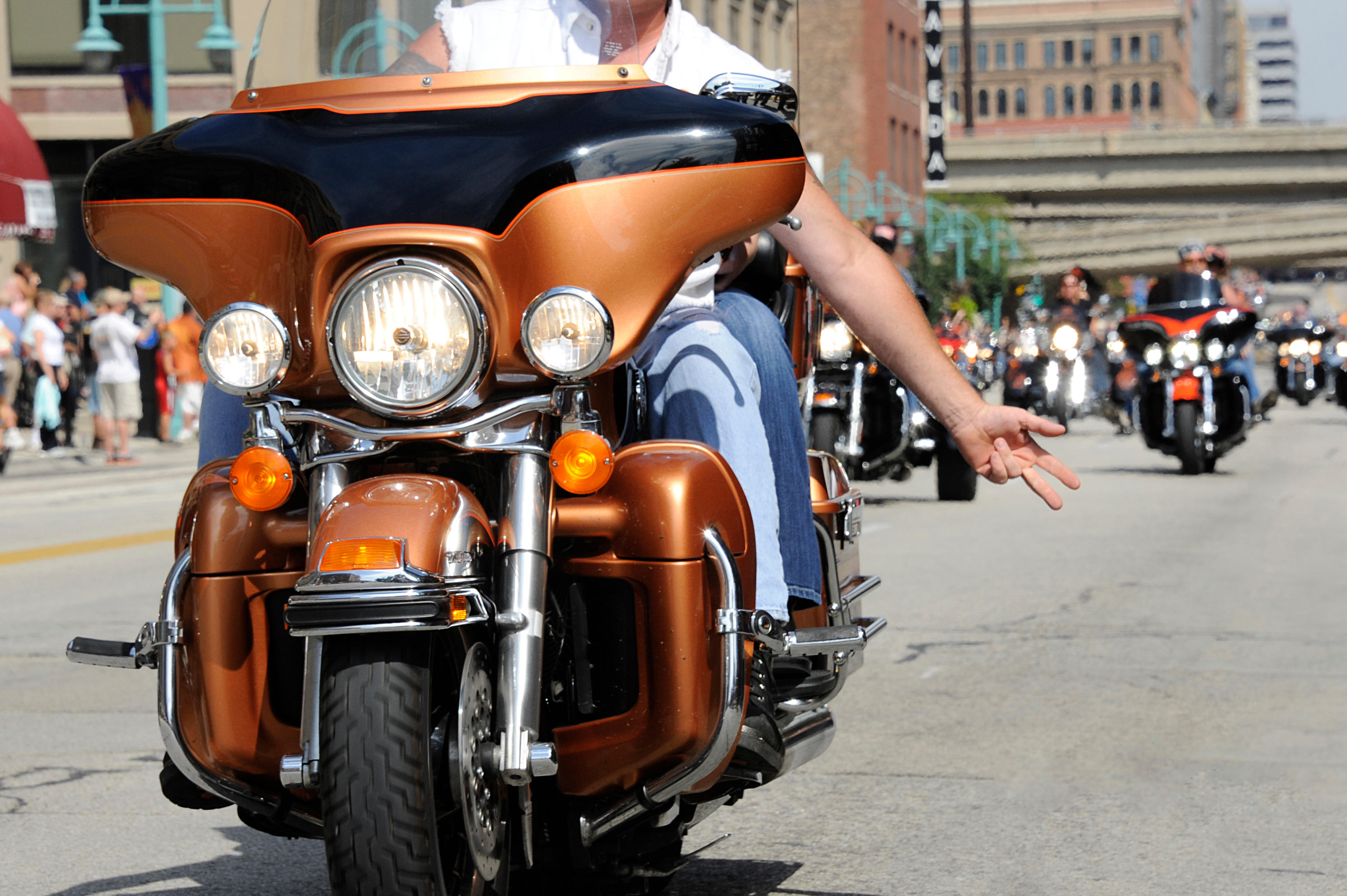 motorcycle hand signals
