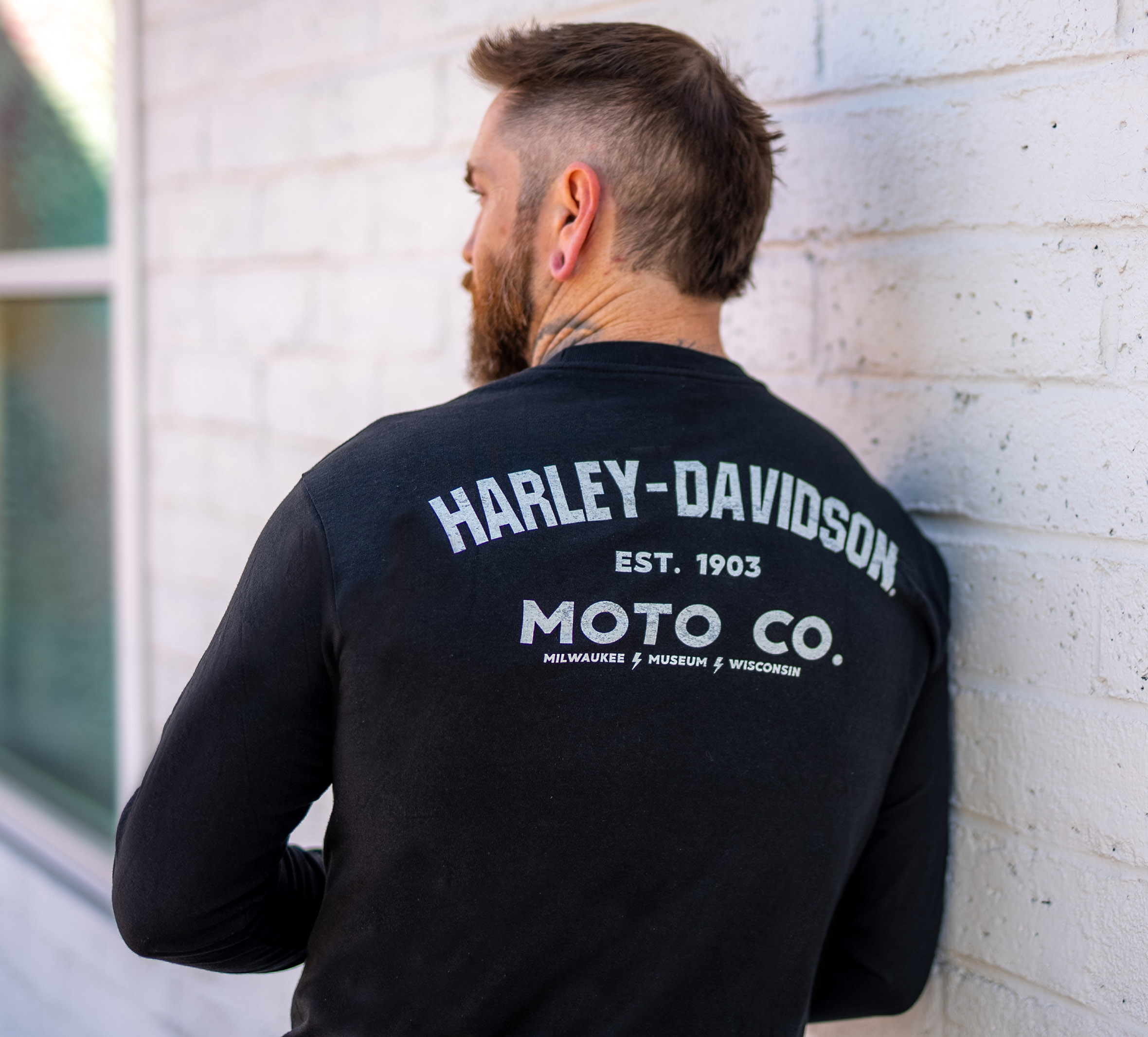 Men's Genuine Motor Oil Long Sleeve Tee