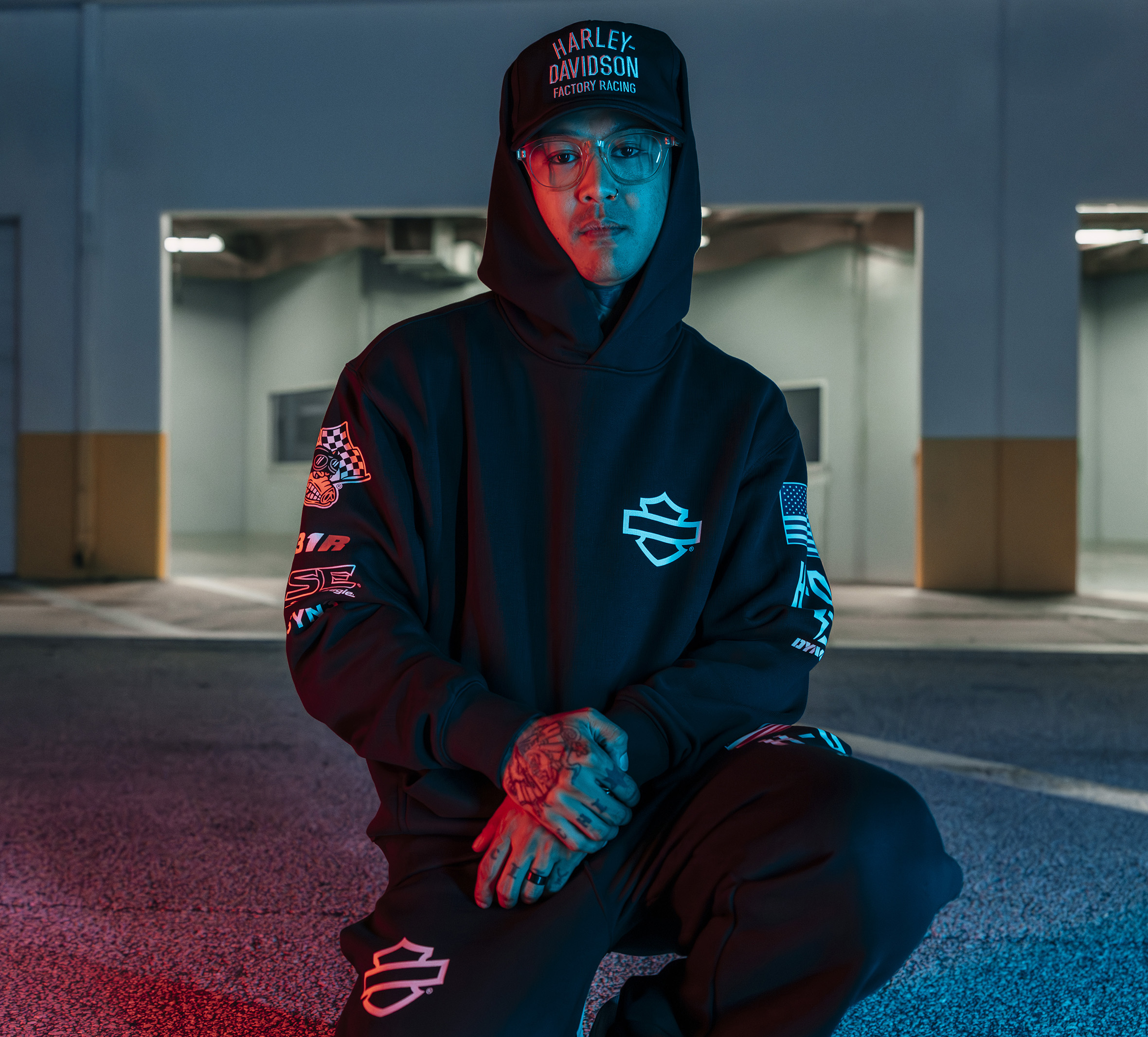 Factory Racing Twill Baseball Cap