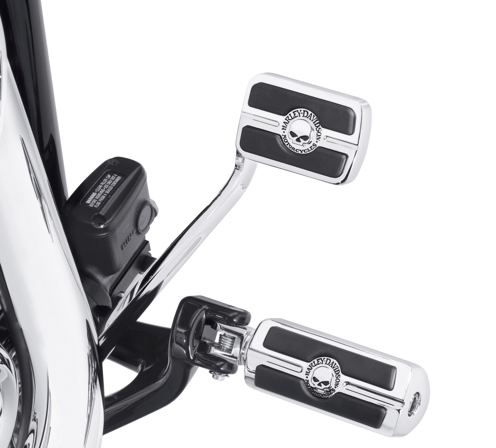 Willie G Skull Brake Pedal Pad - Small